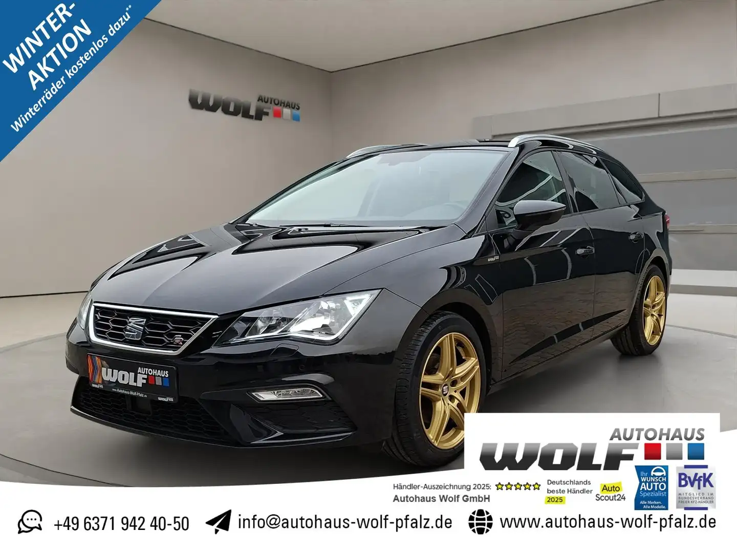 SEAT Leon 1.5 TSI ST FR Black Matt Ed beats~RFK~Virtual Cock Schwarz - 1