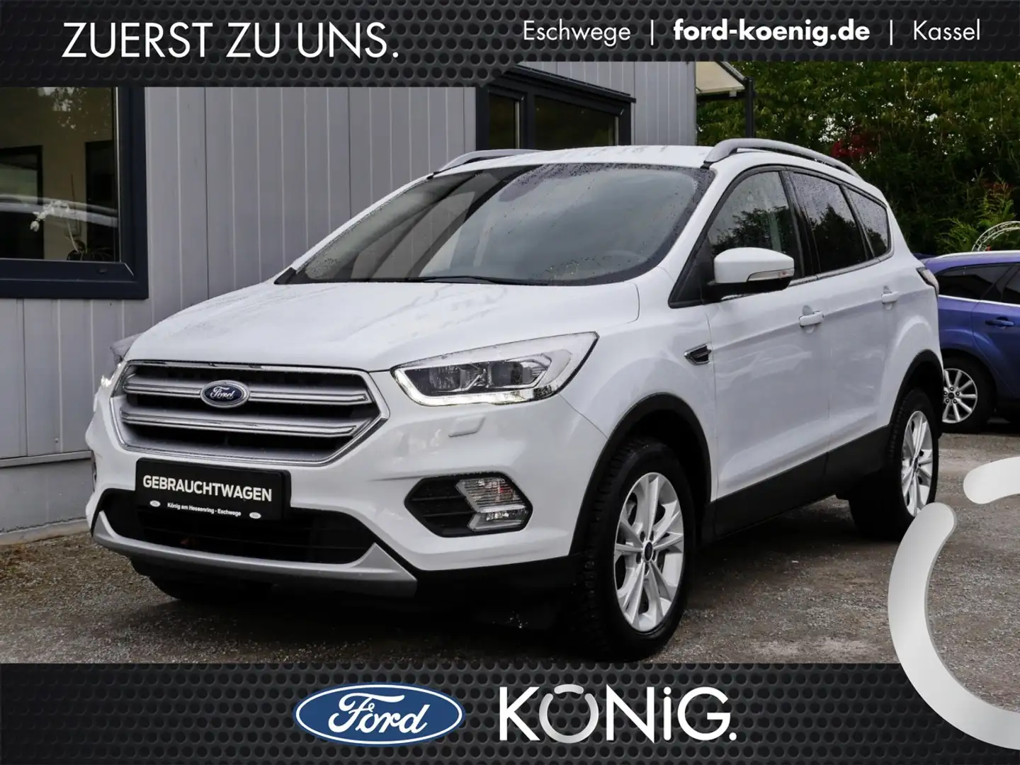 Ford Kuga Titanium 1.5 EB Xenon+Einparkhilfe+Sitzhzg. Klima Blanco - 1