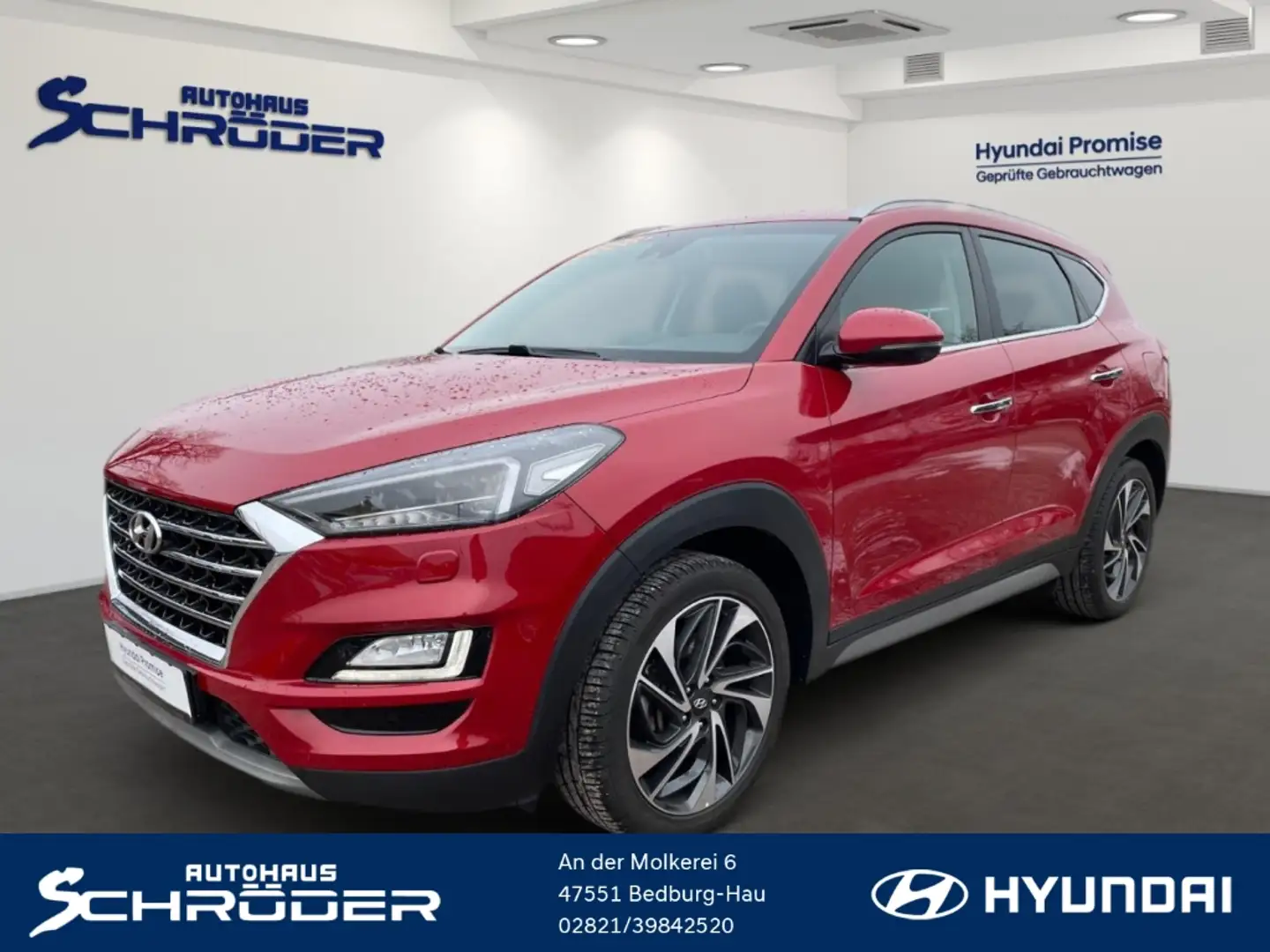 Hyundai TUCSON 1.6 CRDi 2WD Premium Automatik Navigation Rot - 1