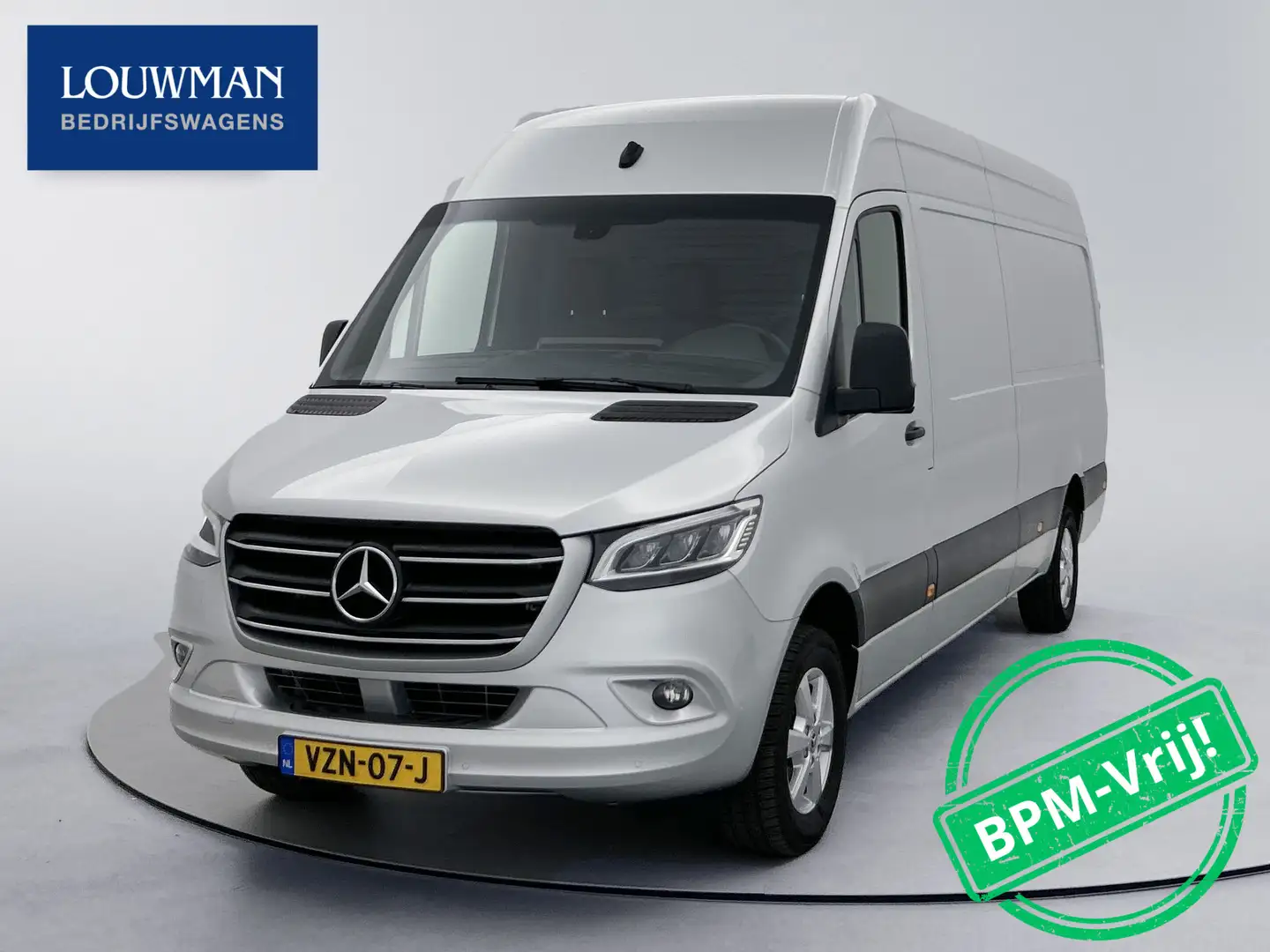 Mercedes-Benz Sprinter 317 1.9 CDI L3H2 RWD Led Automaat 9G 3500KG trekge Šedá - 1