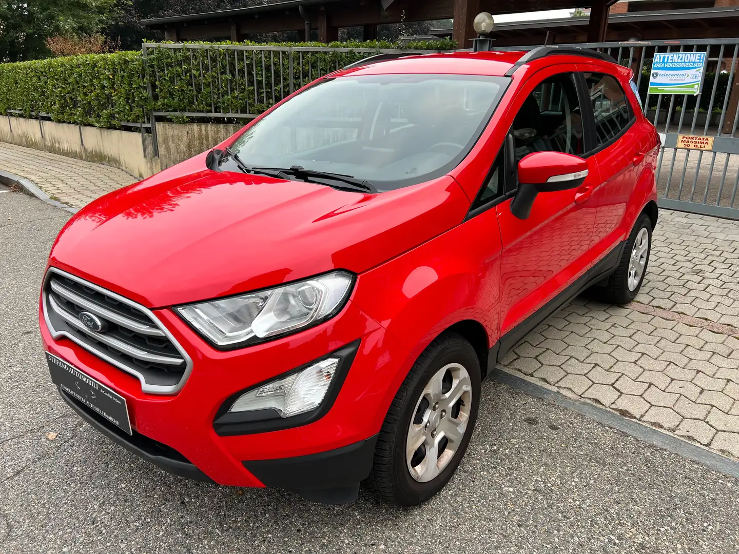 Ford EcoSport EcoSport 1.0 ecoboost Titanium 100cv my19 Rosso - 1