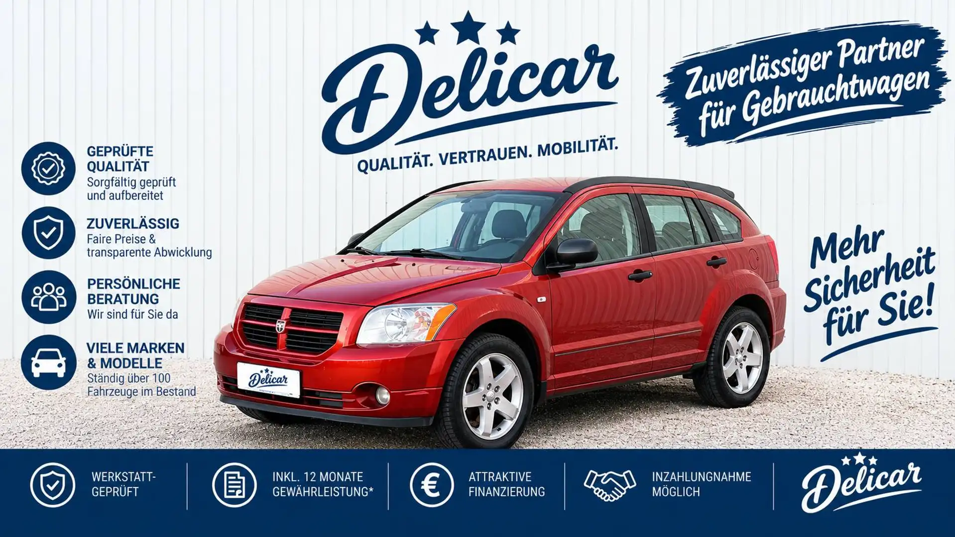 Dodge Caliber SXT Orange - 1