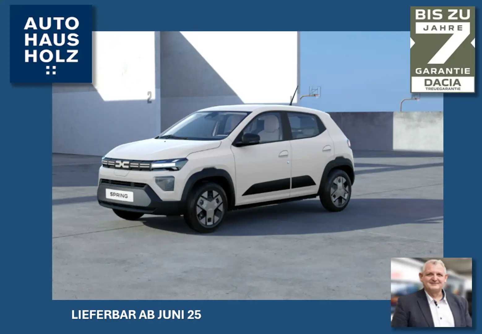 Dacia Spring Expression ELECTRIC 45 🔌🔌 Weiß - 1