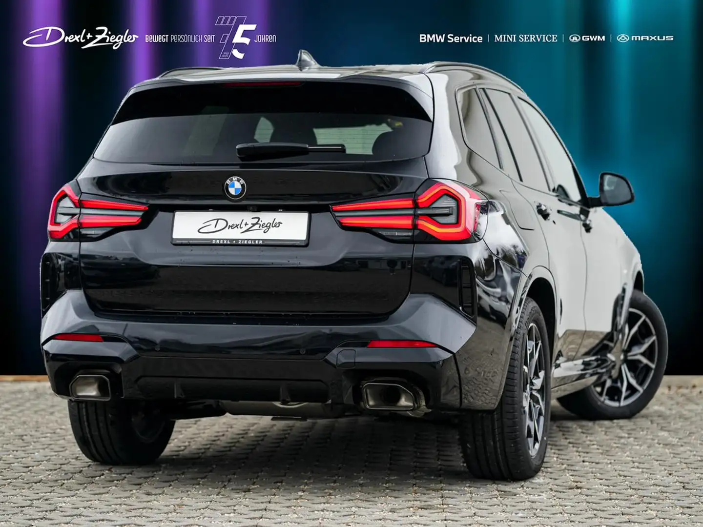 BMW X3 xDrive20d M Sport AHK ACC Laser PaDach STHZG Zwart - 2