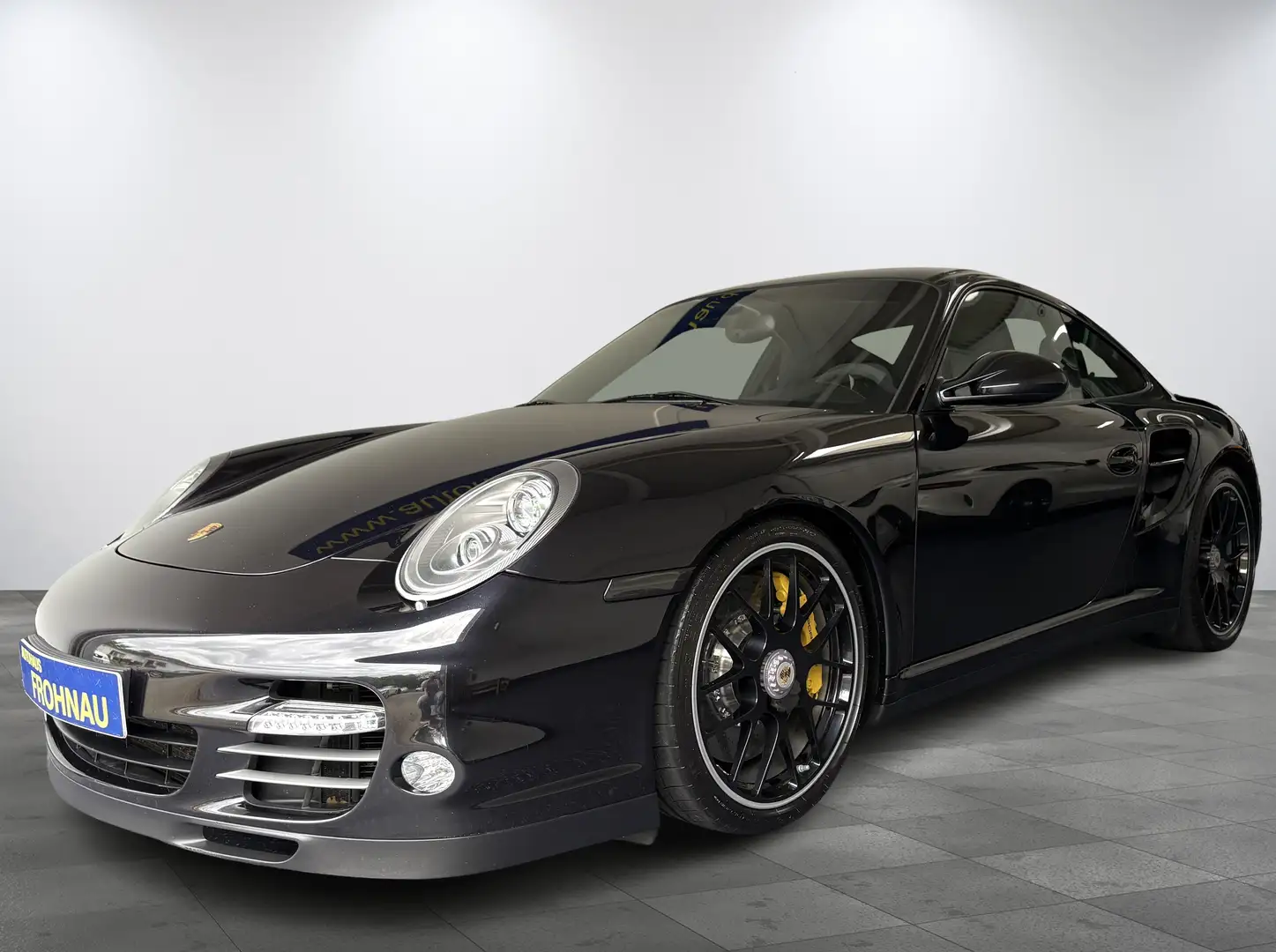 Porsche 997 Turbo S Coupe Vollleder 19"Alu Bose Sport-Chrono Zwart - 1