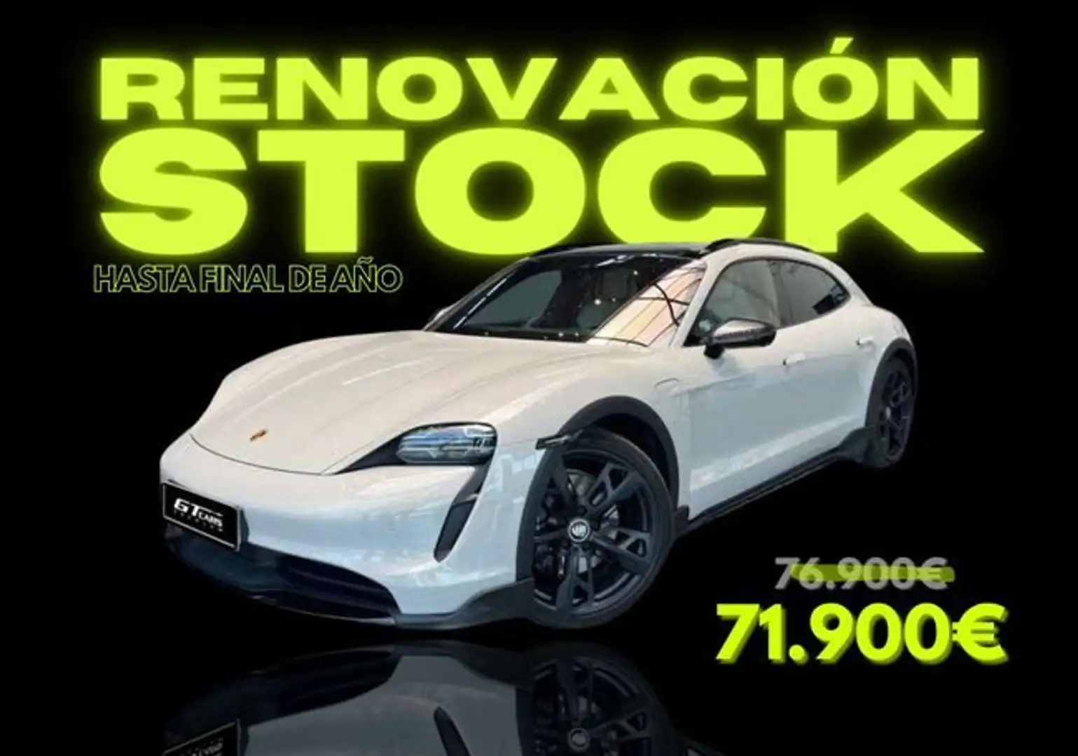 Porsche Taycan 4 Cross Turismo Blanc - 1