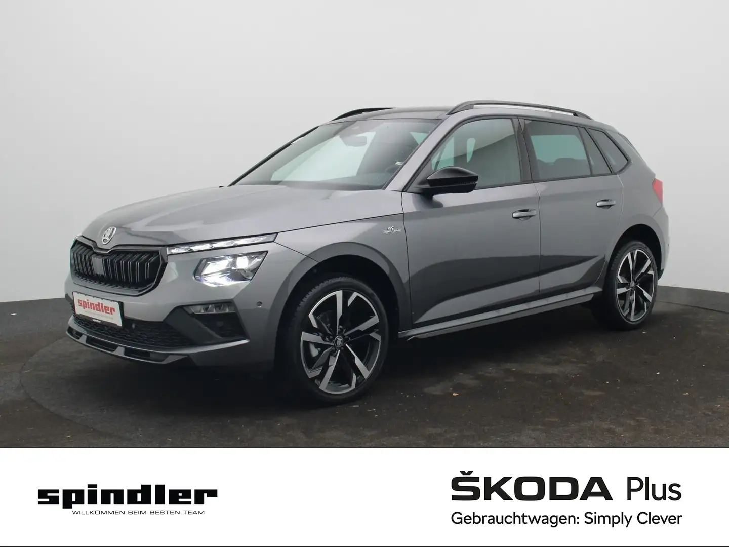 Skoda Kamiq Monte Carlo 1.5TSI DSG / Matrix, Pano, AHK Gris - 1