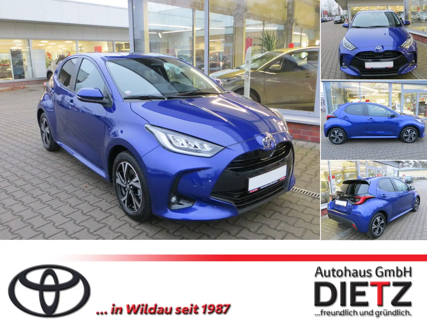 Toyota Yaris 1.5 Dual-VVT-iE (Hybrid) Team D (EURO 6d) Blau - 1