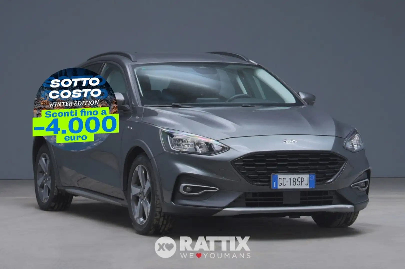 Ford Focus Active 1.5 Ecoblue 120CV Auto Grigio - 1