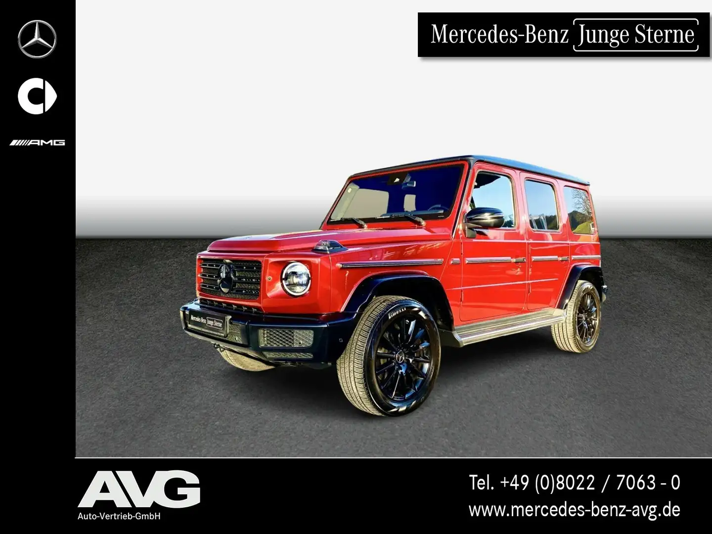 Mercedes-Benz G 400 G 400 d AMG BURM|SD|360|NIGHT|STDHZG|MANUF-LEDER Rouge - 1