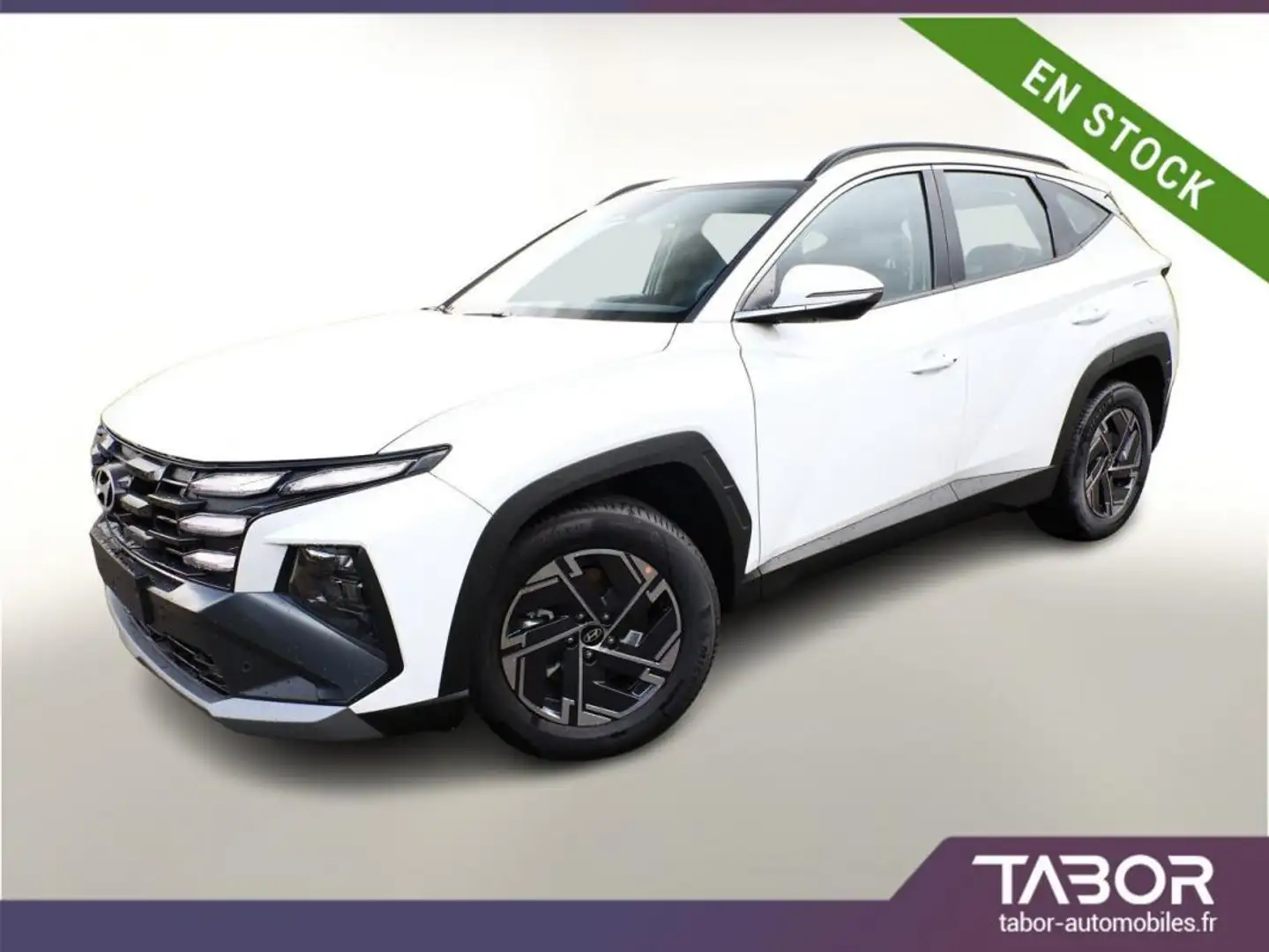 Hyundai TUCSON 1.6 HEV 215 DCT LED GPS cam PDC Blanc - 1