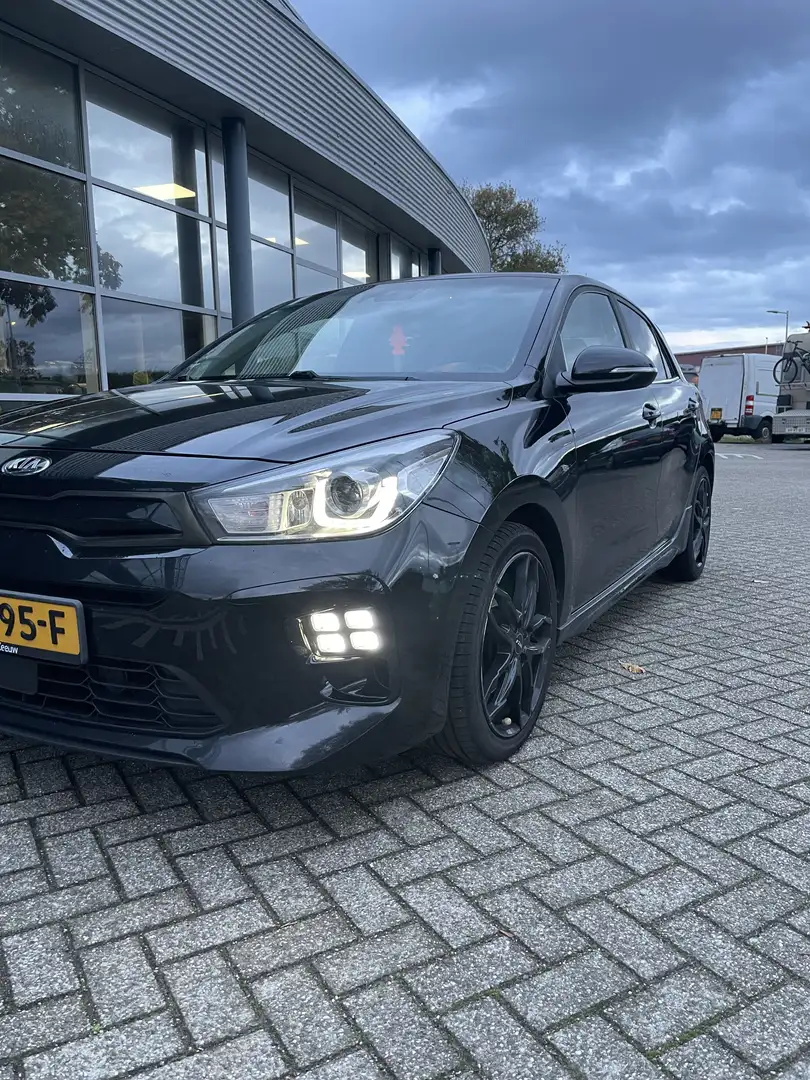 Kia Rio 1.0 TGDI GT-Line Zwart - 1