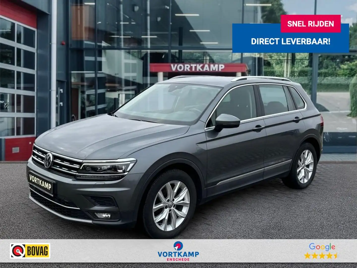 Volkswagen Tiguan 1.5 TSI DSG HIGHLINE NAVI/ACC/STOELVERW/PDC Grijs - 1