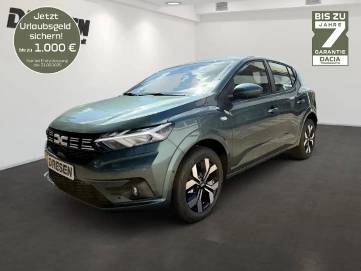 Dacia Sandero Expression TCe 90 CVT LED+Klimaautomatik+Fahrerpro Zöld - 1