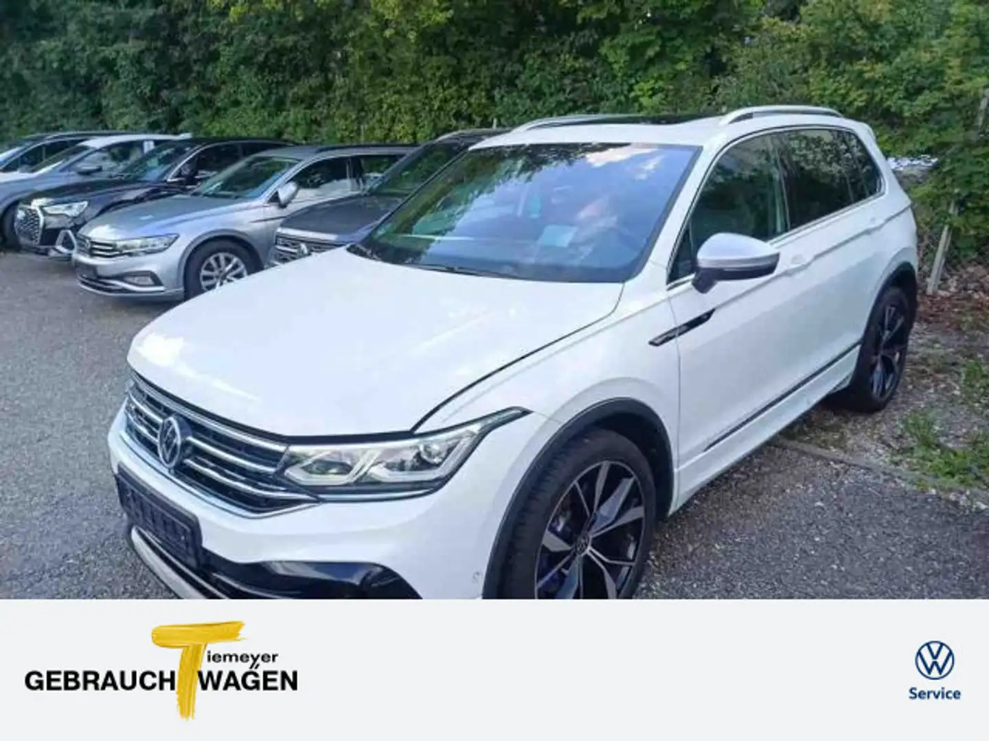 Volkswagen Tiguan 4M R-PERFORMANCE LM20 AKRAPOVIC AHK PANO Weiß - 1