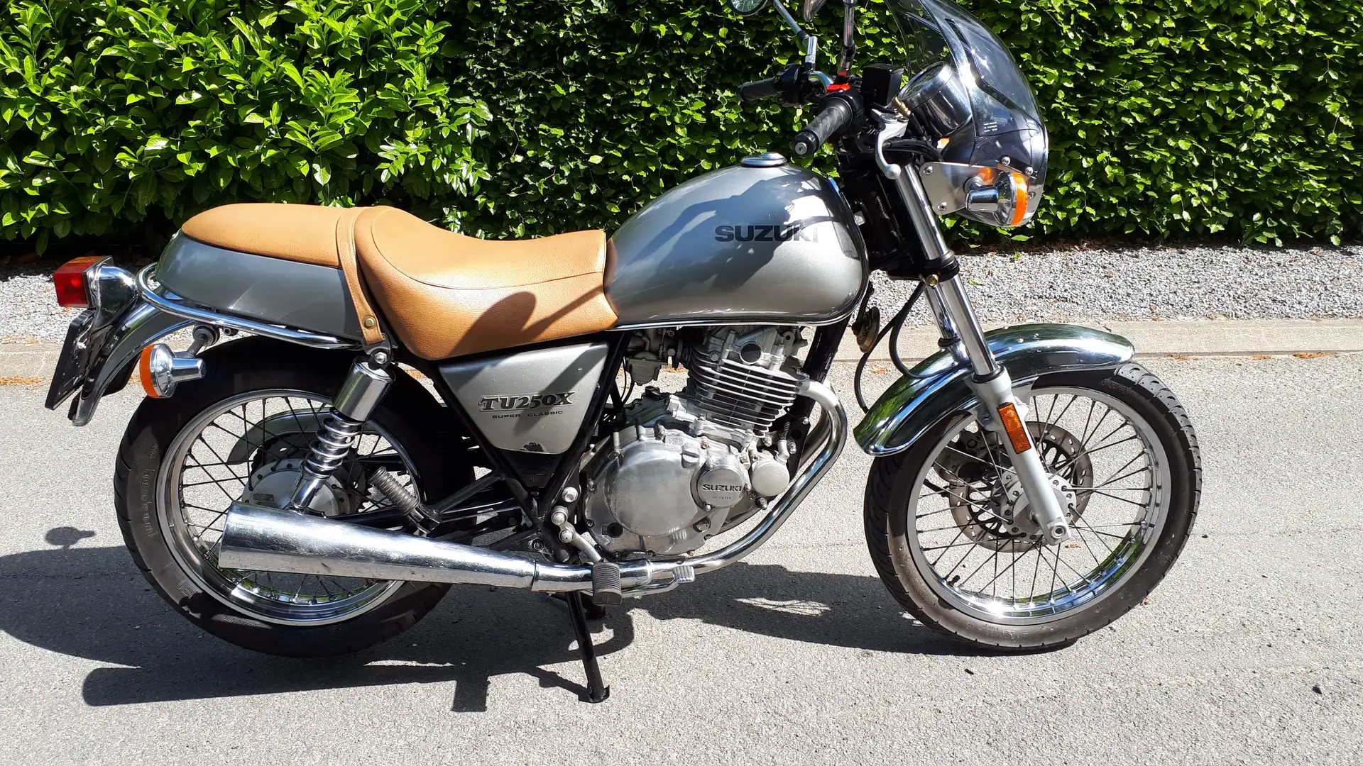 Suzuki TU 250 tu250x Argent - 2