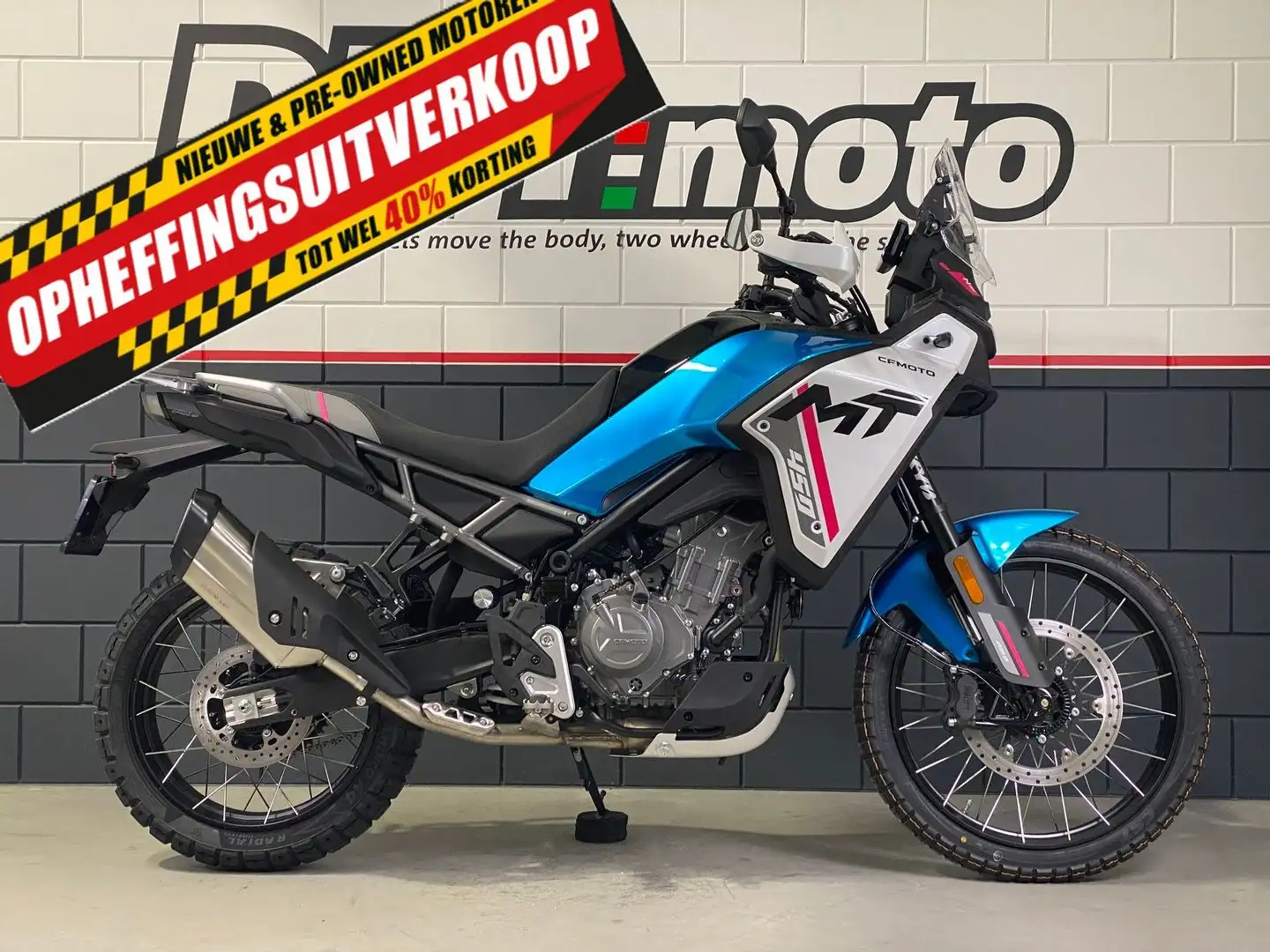 CFMOTO 450 MT Bleu - 2
