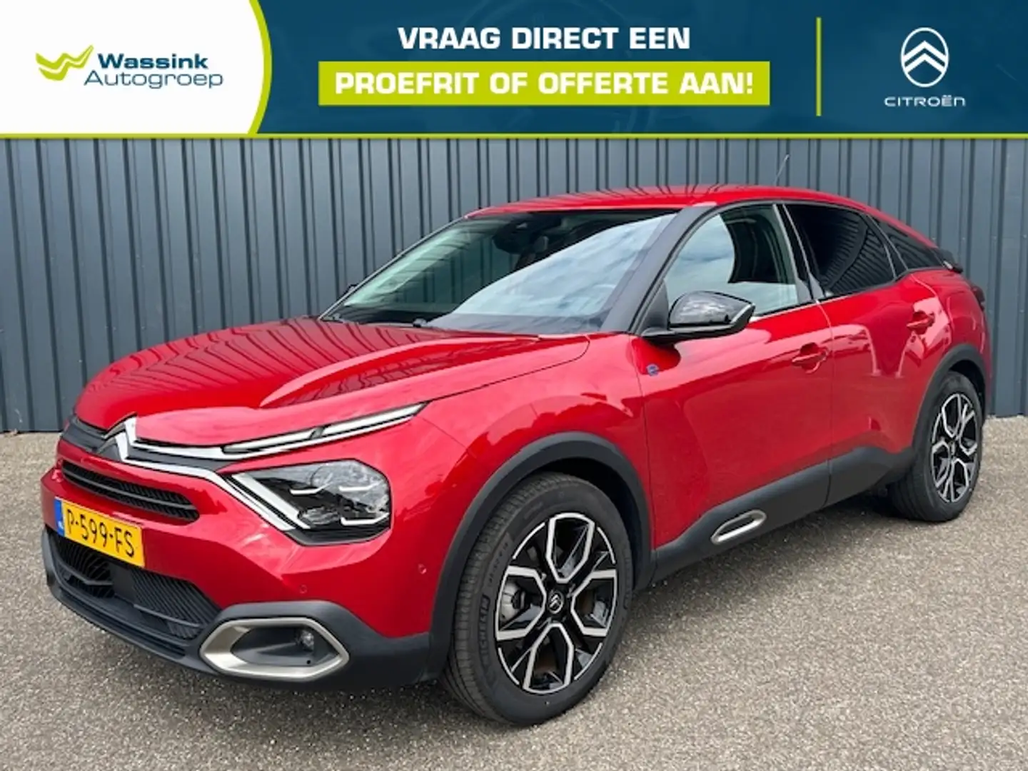 Citroen E-C4 Electric EV 50kWh 136pk Feel Pack | navigatie | Carplay | Piros - 1