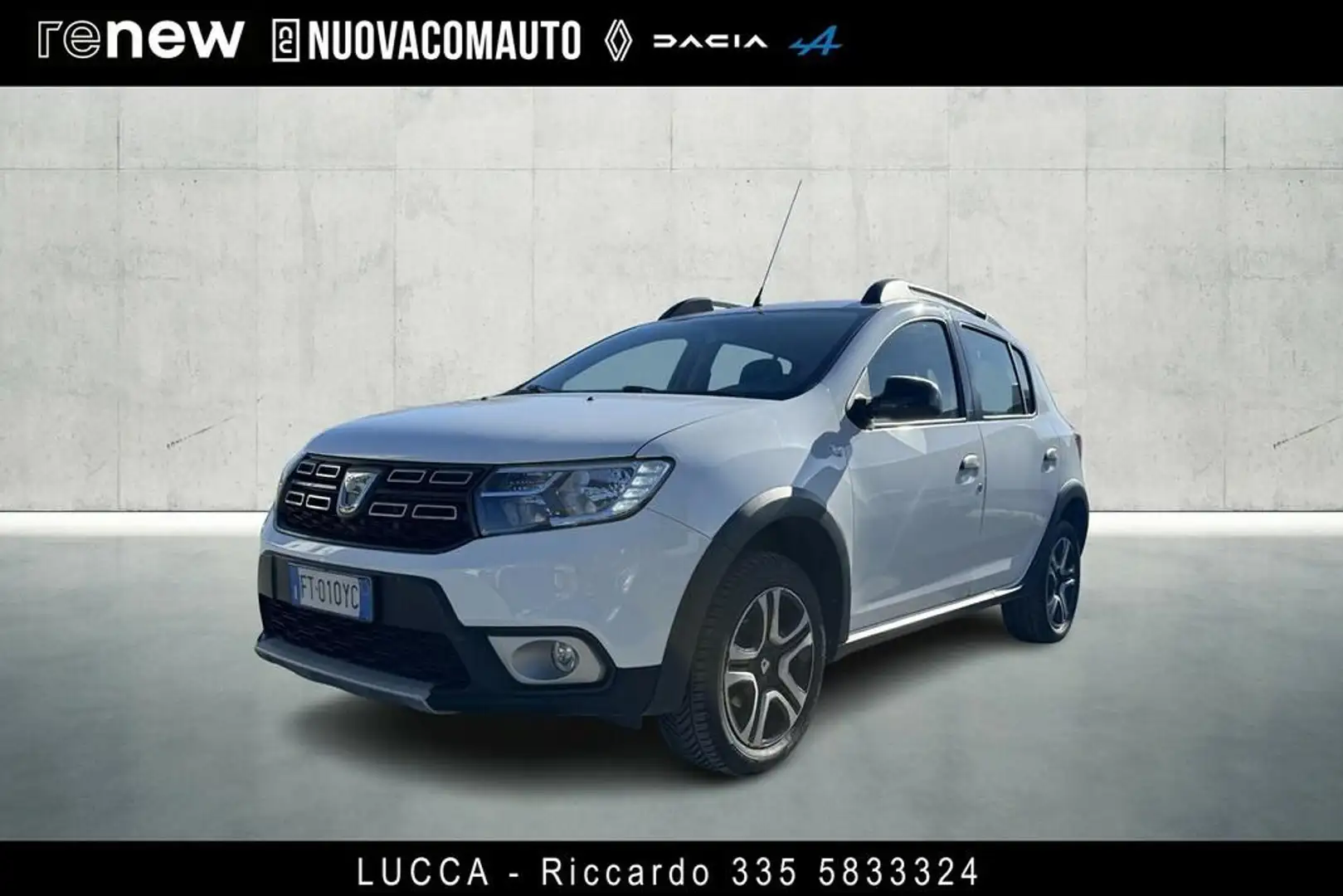 Dacia Sandero Stepway 1.5 blue dci Wow s&s 95cv my18 Weiß - 1