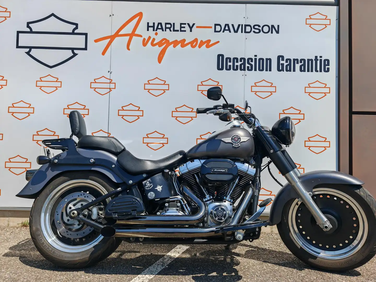 Harley-Davidson Fat Boy Gris - 1