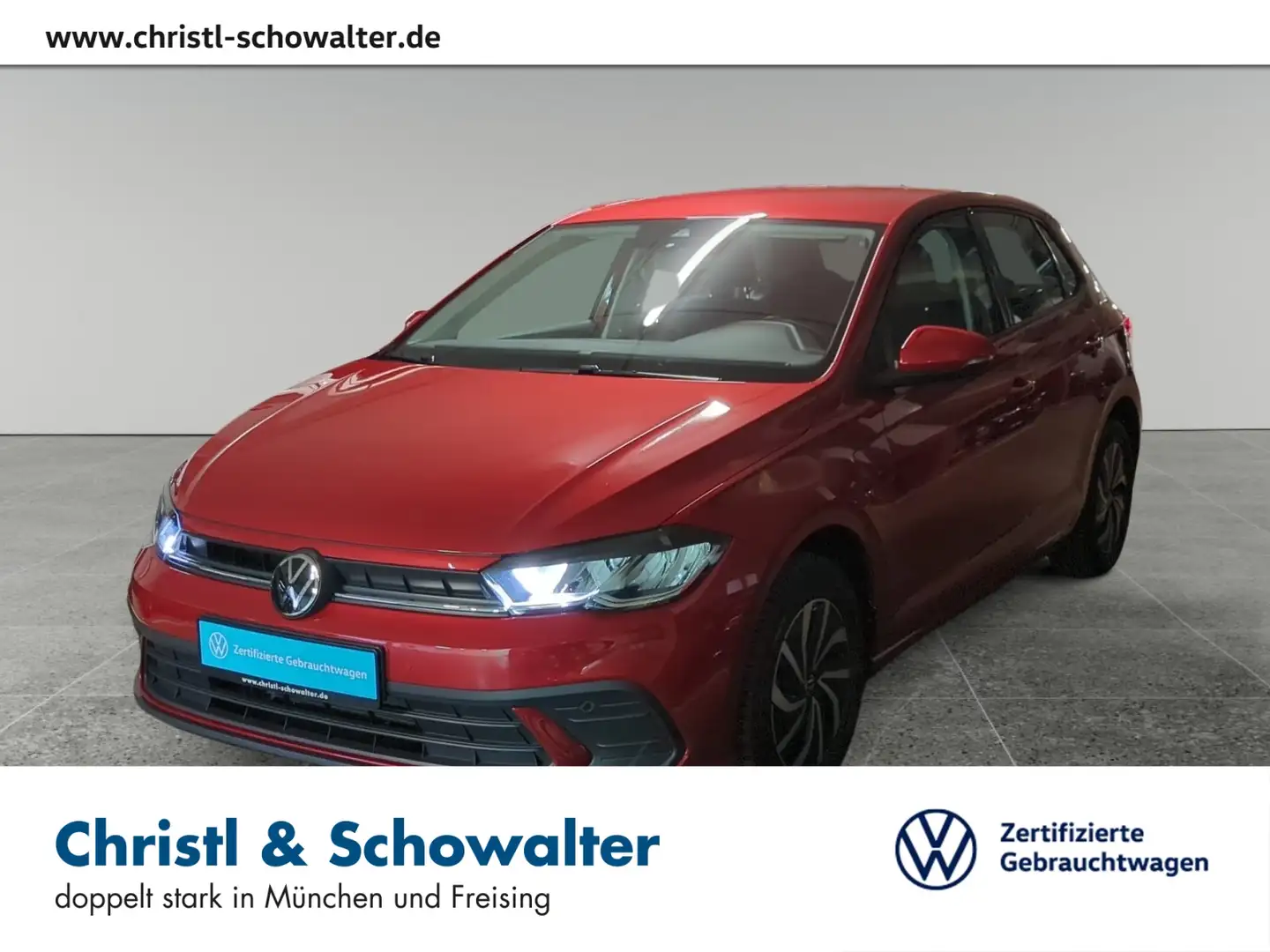 Volkswagen Polo 1.0 TSI Life LED KLIMA Rot - 1