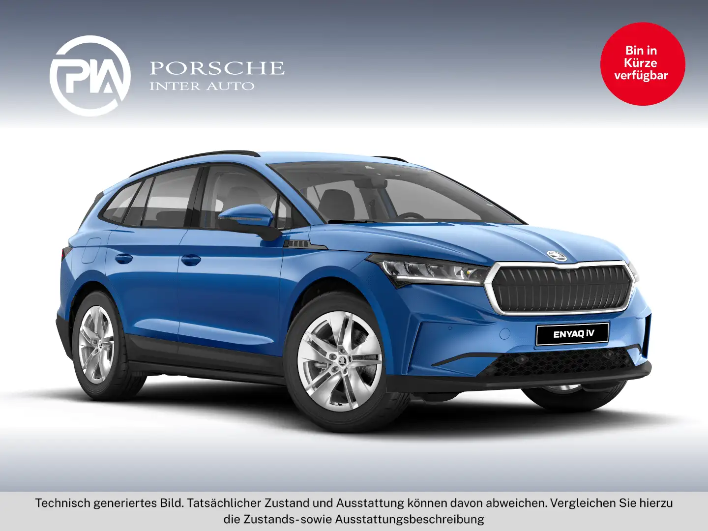 Skoda Enyaq iV 50 AT Loft Blau - 1