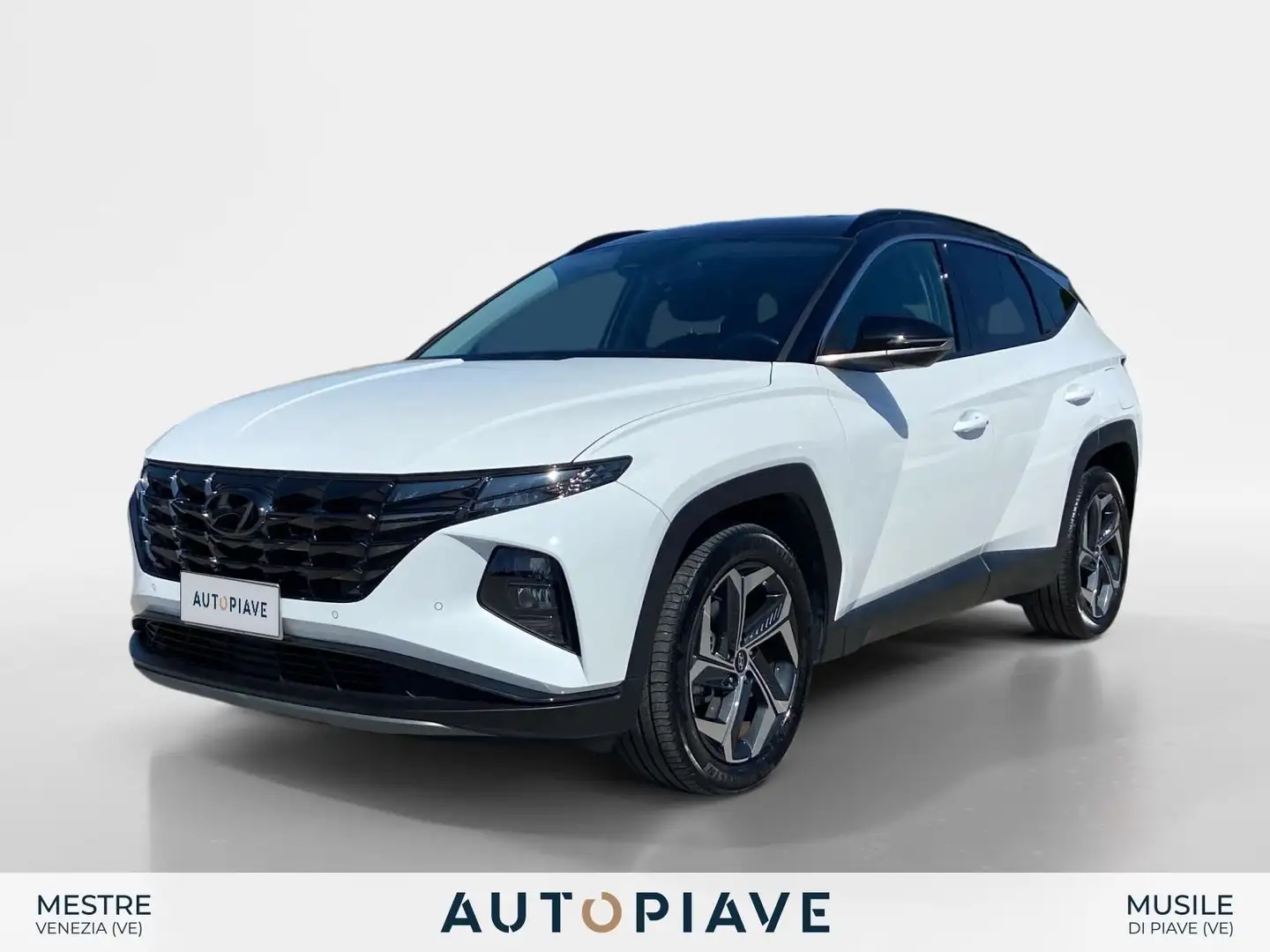 Hyundai TUCSON 1.6 HEV aut.Xline + TT + 19" Blanc - 1
