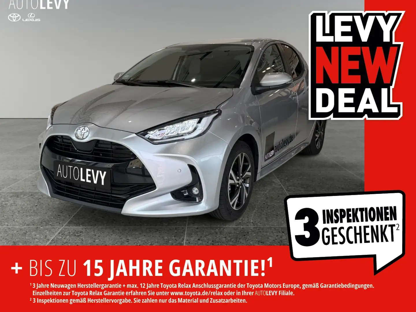 Toyota Yaris - 1.5 Teamplayer Comfort + Safety-Paket Silber - 1