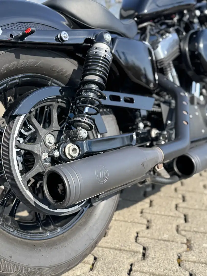 Harley-Davidson Sportster Forty Eight Black Edition Kess Tech Auspuff und weitere Extras Siyah - 2