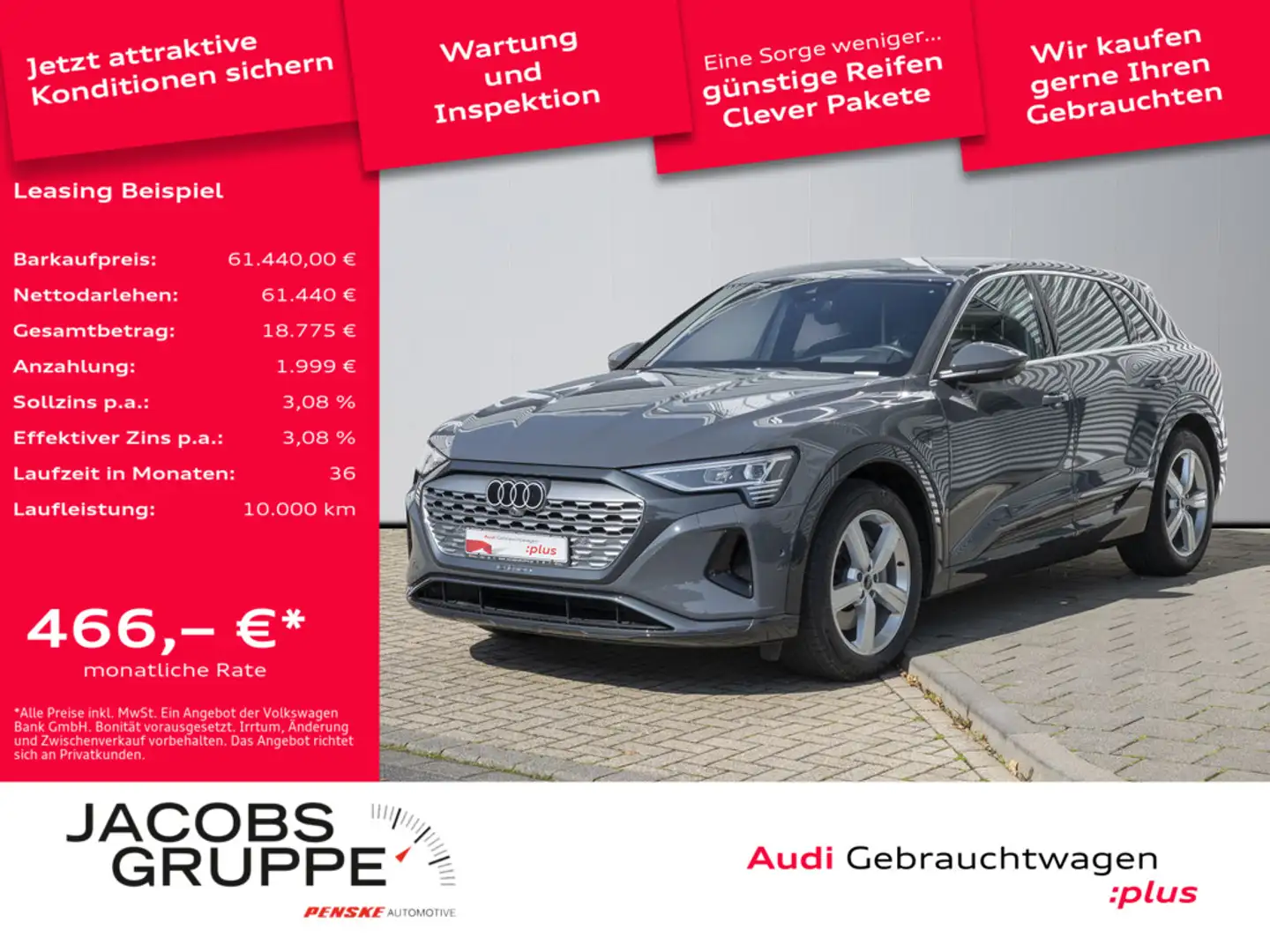 Audi Q8 55 advanced ACC/Matrix/HuD/AHK/360° e-tron Gri - 1