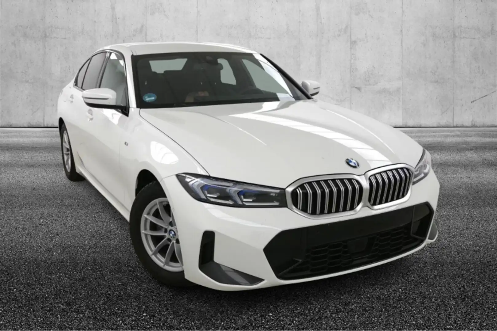 BMW 320 i Msport Blanc - 2