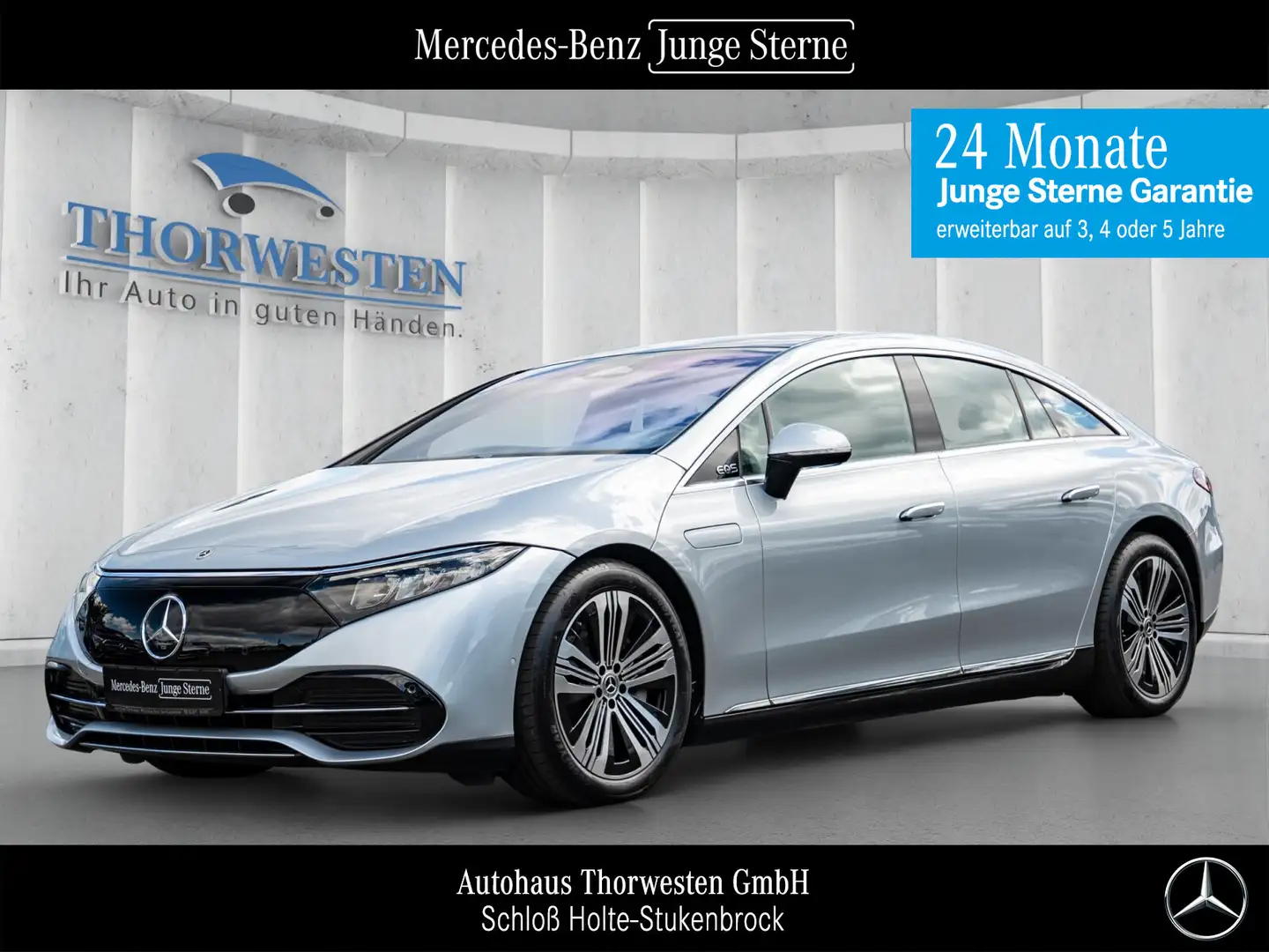 Mercedes-Benz EQS EQS 580 4MATIC Advanced-Paket Electric Art  Memory Plateado - 1