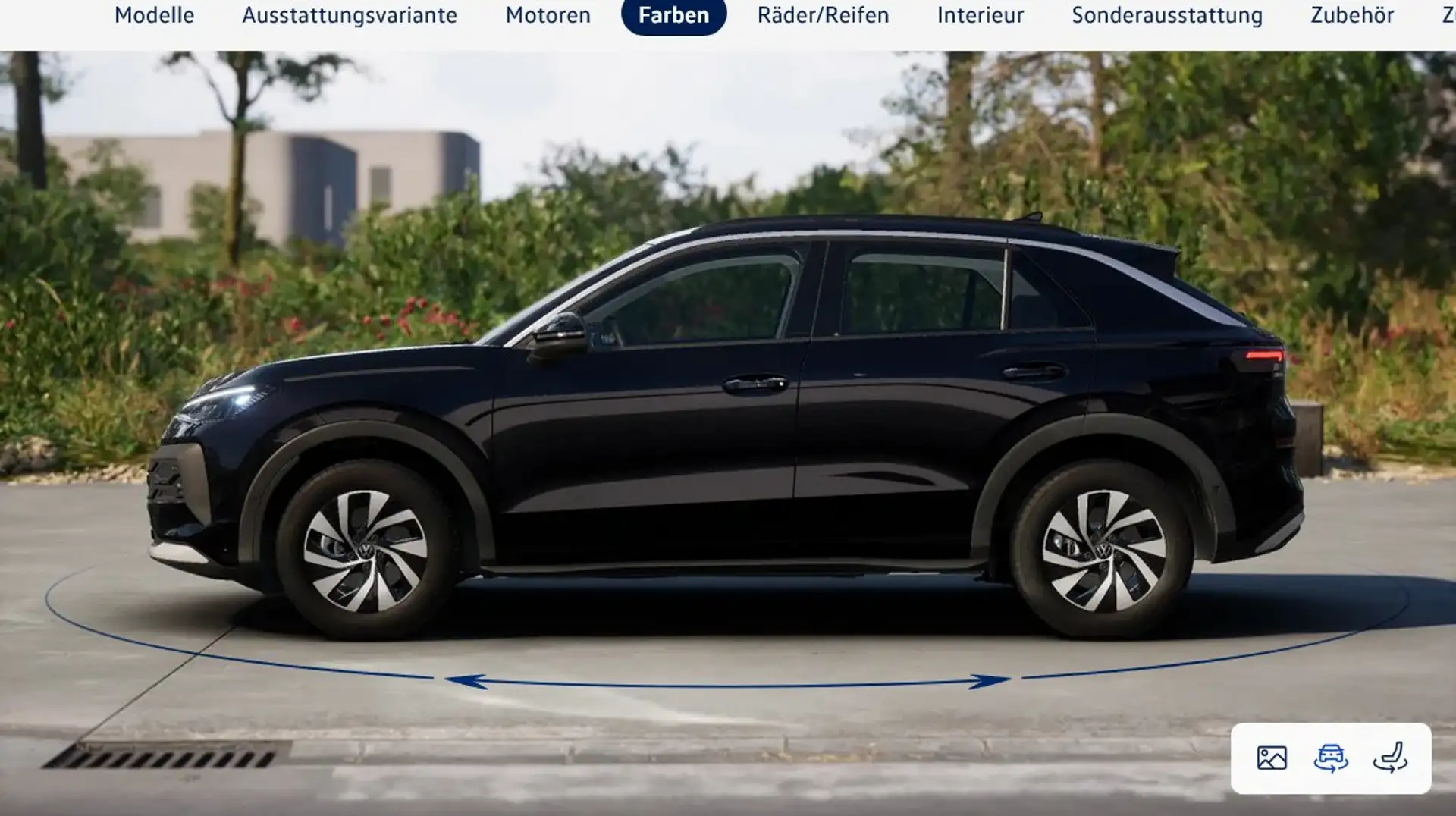 Volkswagen T-Roc T-Roc Life 1.5 TSI DSG , NEUES MODELL Schwarz - 2