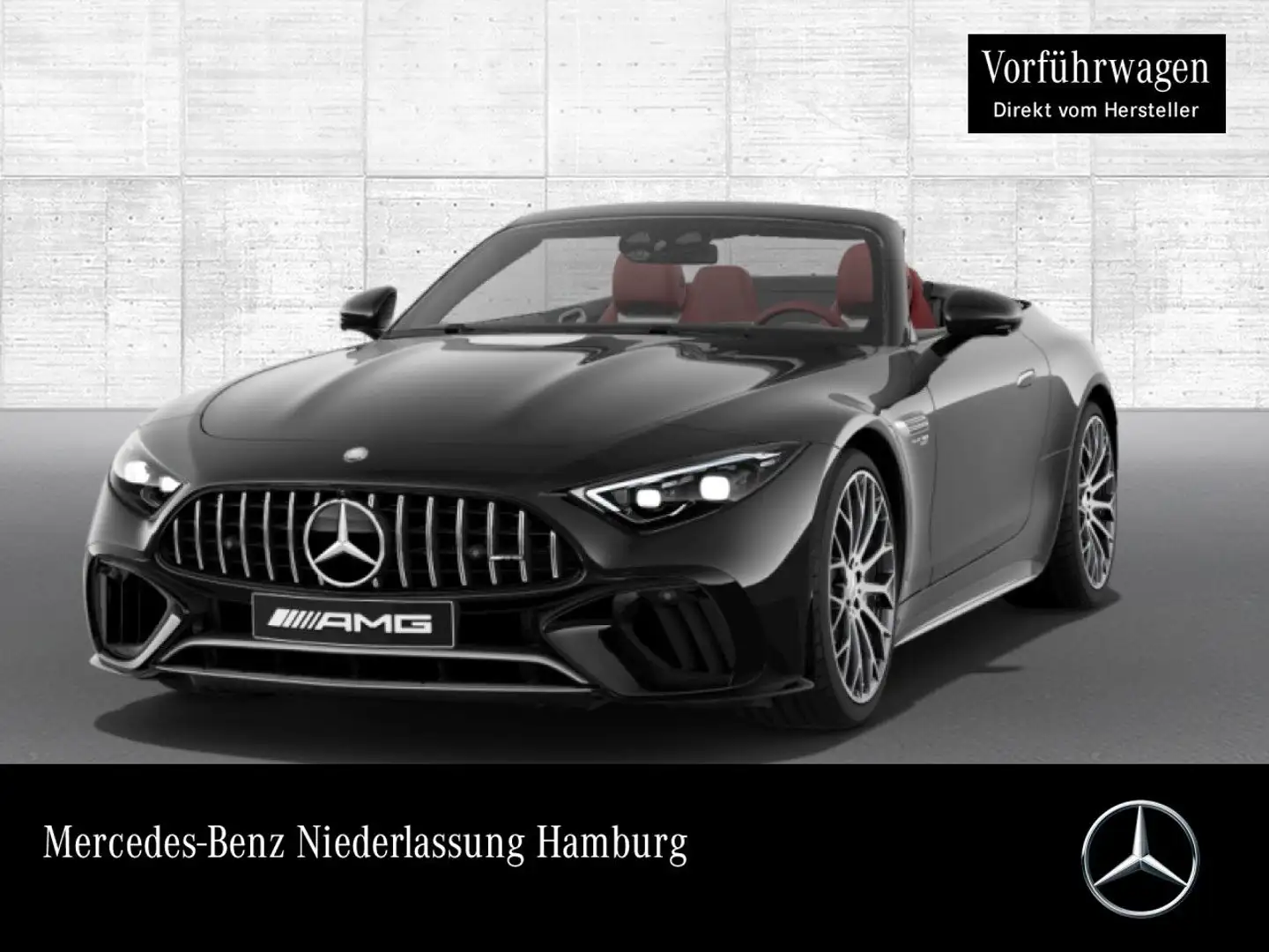 Mercedes-Benz SL 63 AMG Cab. 4M AeroPak 360° Burmester Distr+ Schwarz - 1