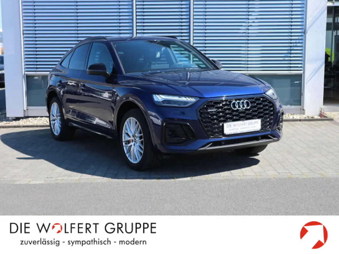 Audi Q5 S line 50 TFSI e Matrix*AHK*HUD*B&O Blau - 1