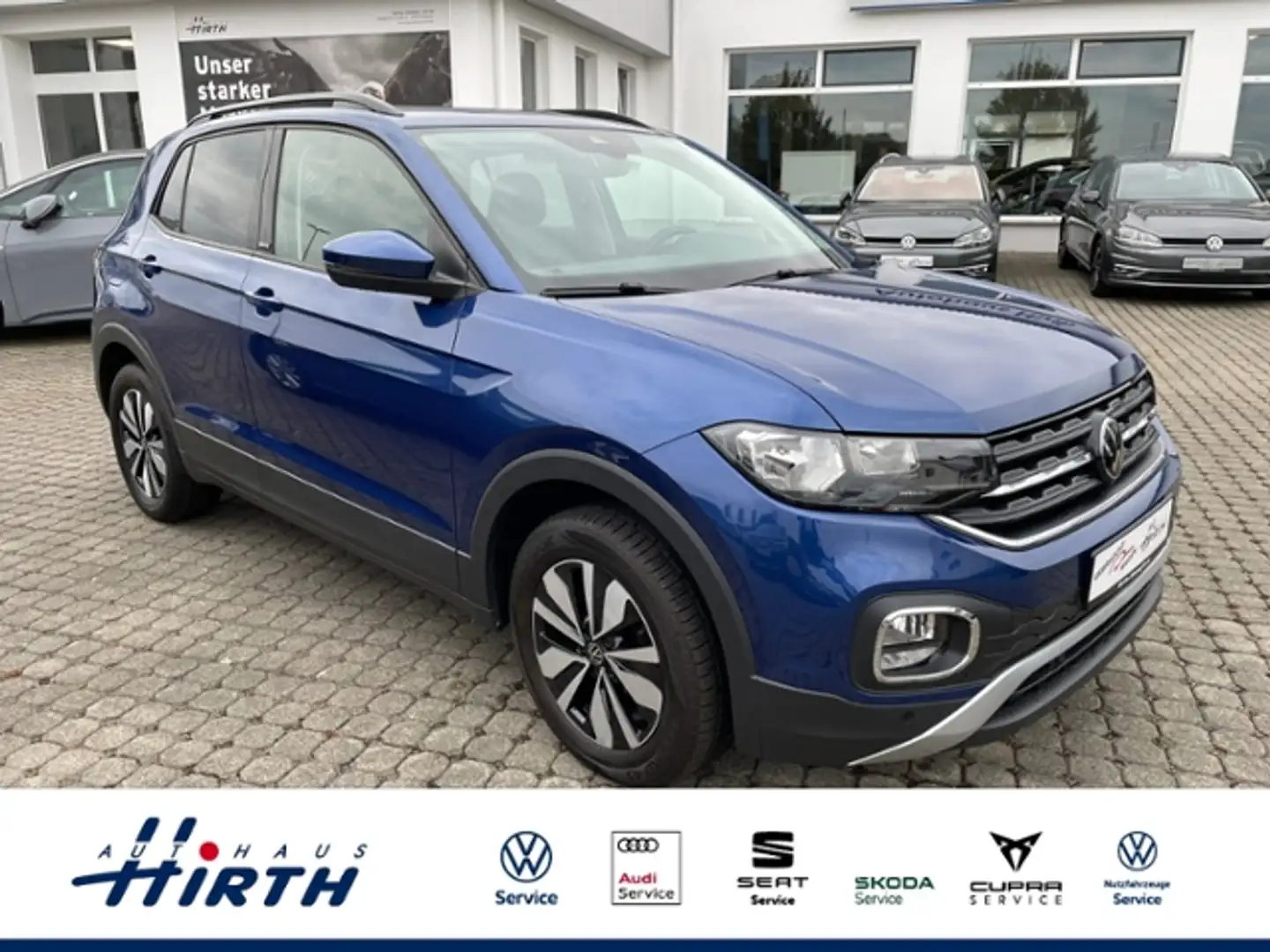 Volkswagen T-Cross Move 1.0 TSI KLIMA+NAVI+ALU Bleu - 1