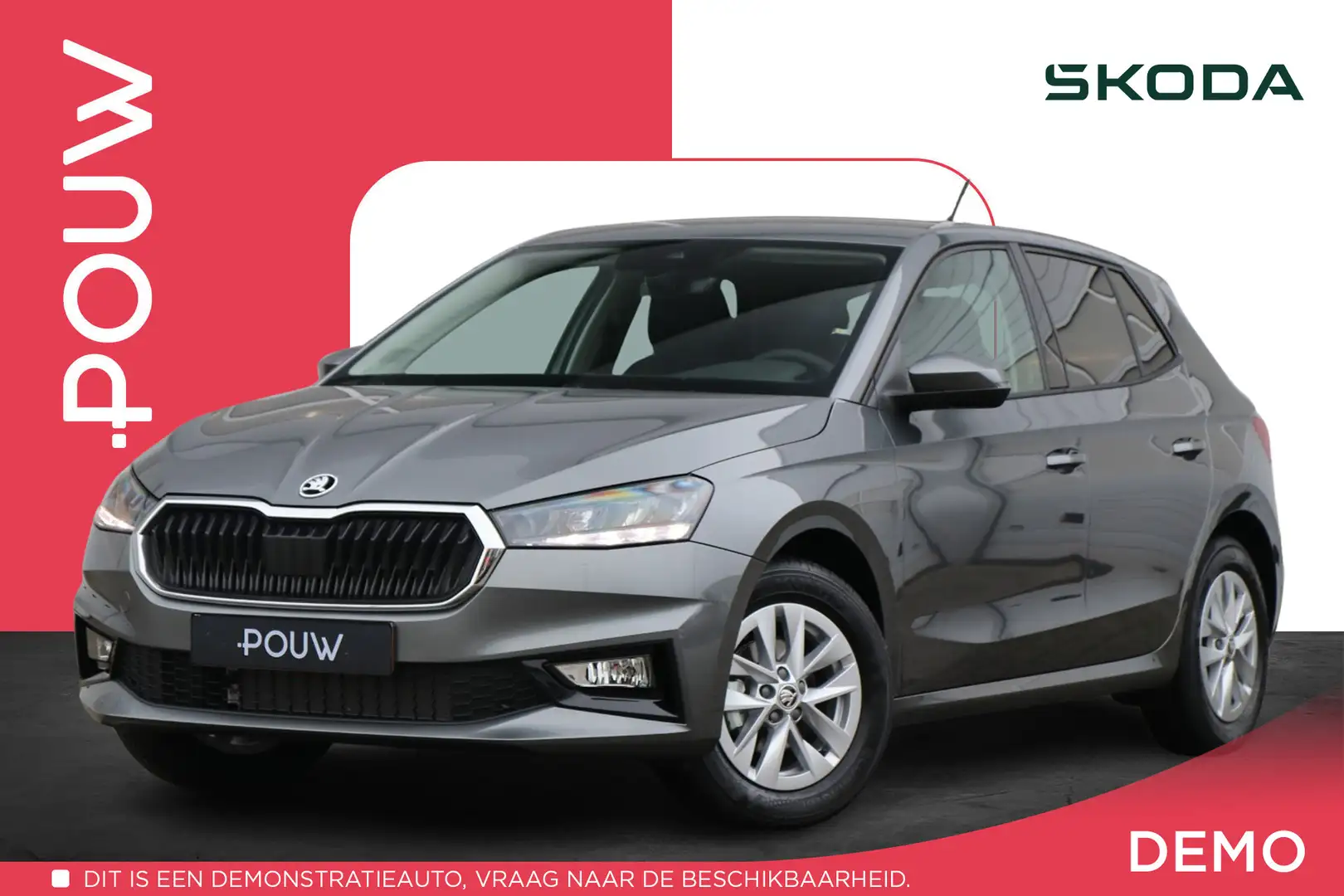 Skoda Fabia 1.0 TSI 95pk Selection | 15" Velgen | Getint Glas Grijs - 1
