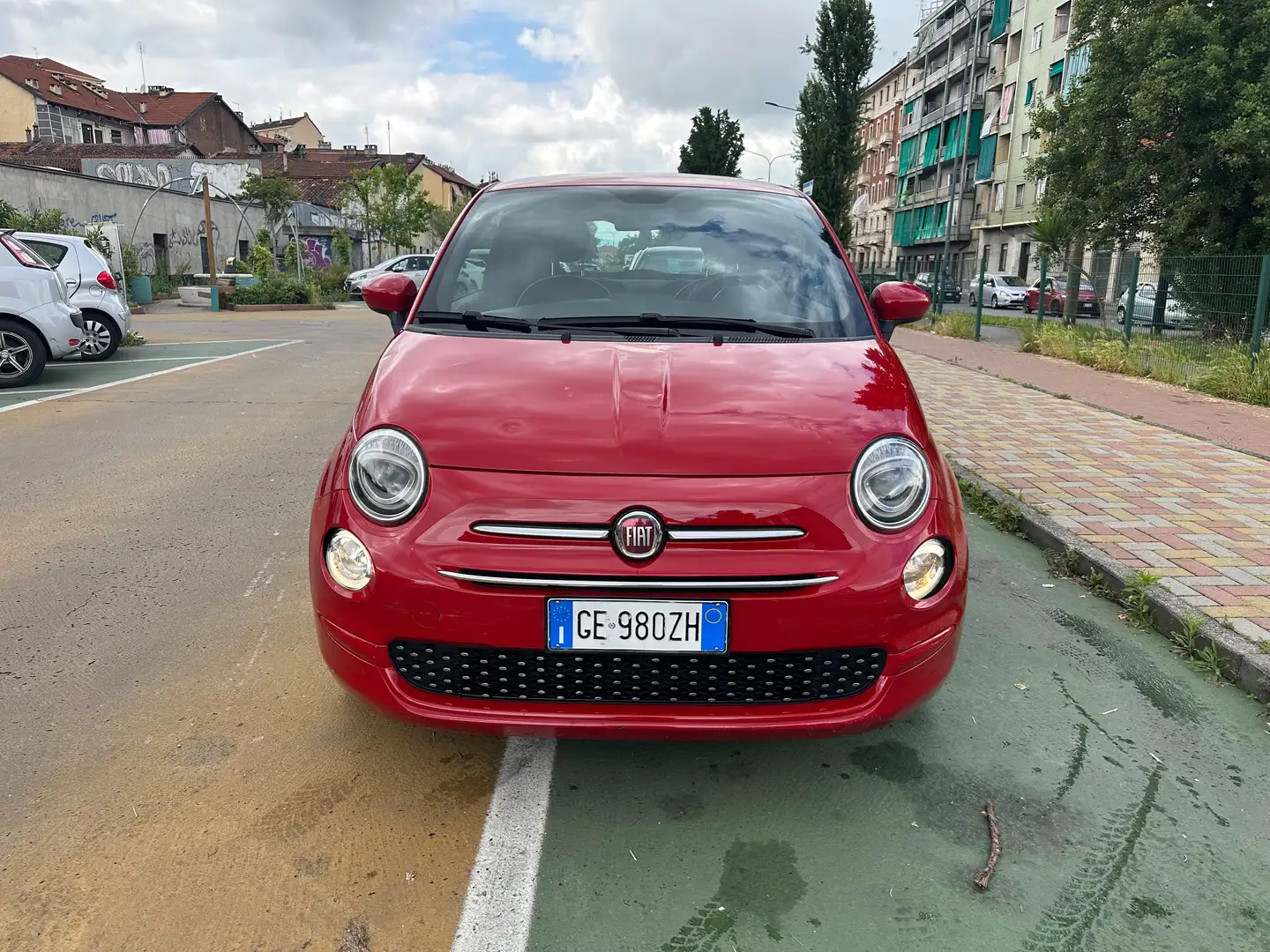 Fiat 500 500 1.0 hybrid Lounge 70cv Rojo - 2