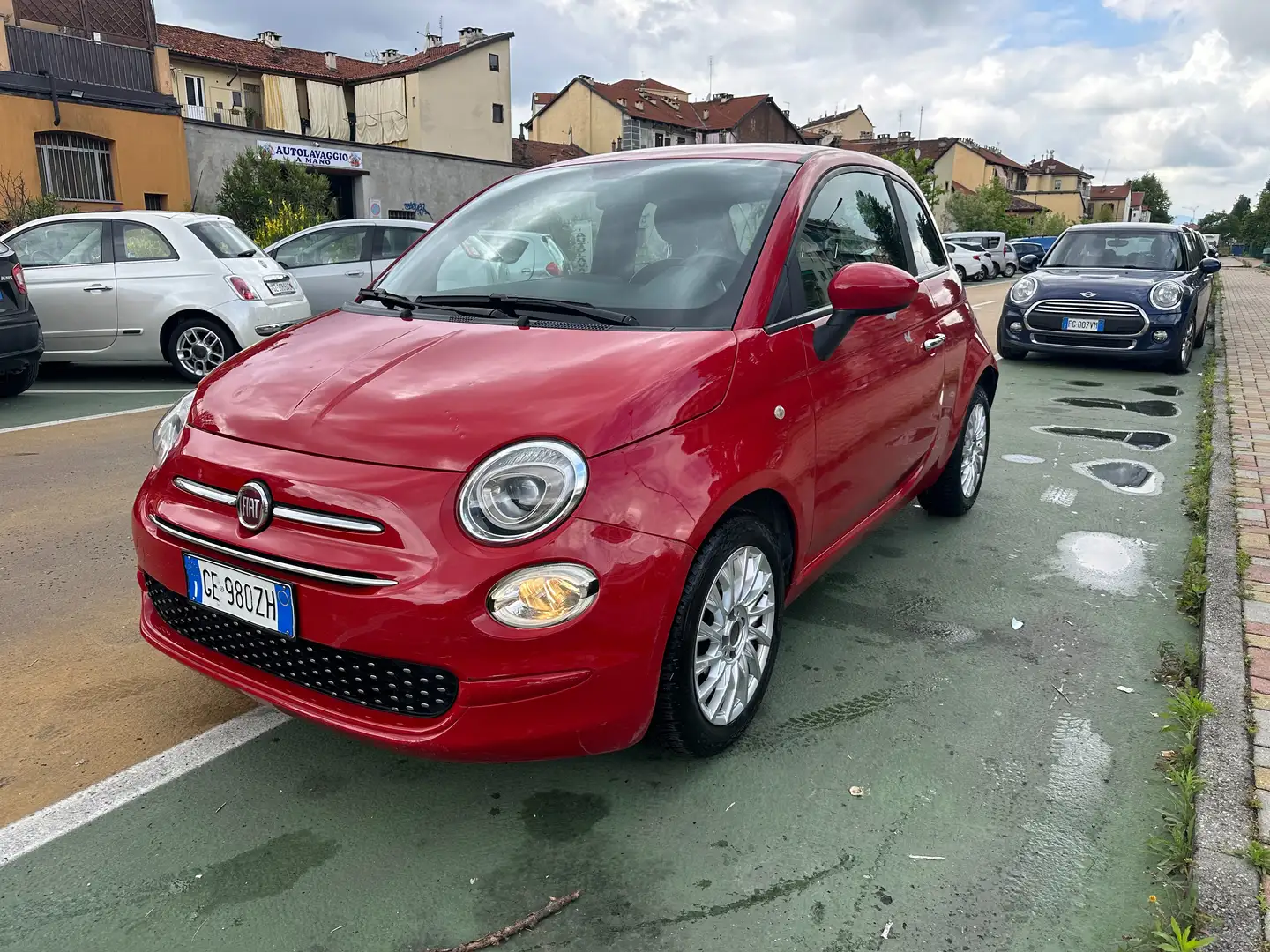 Fiat 500 500 1.0 hybrid Lounge 70cv Rojo - 1