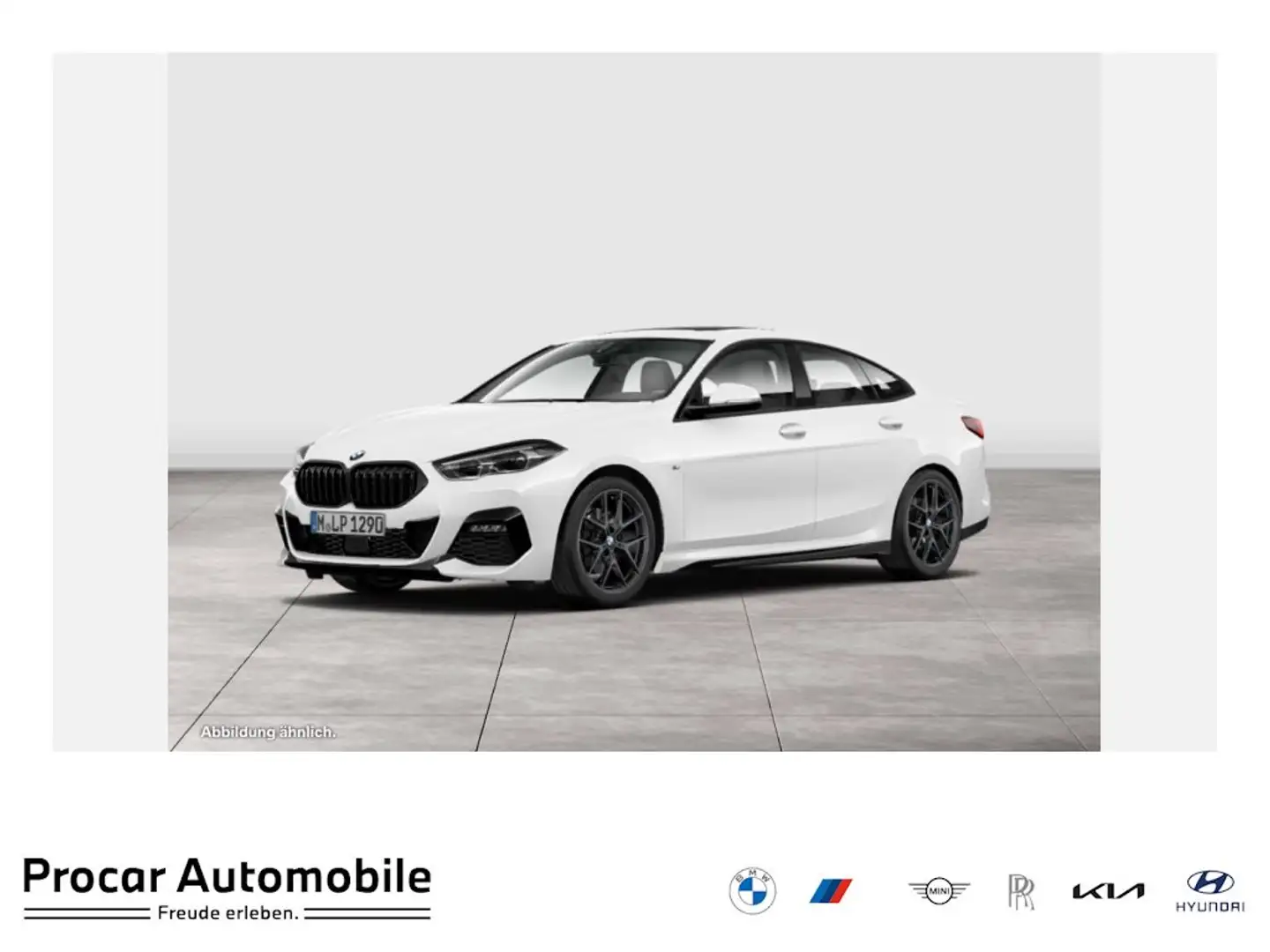 BMW 218 i Gran Coupé M-SPORT+PANO+RFK+NAVI+DAB+HIFI Blanc - 1