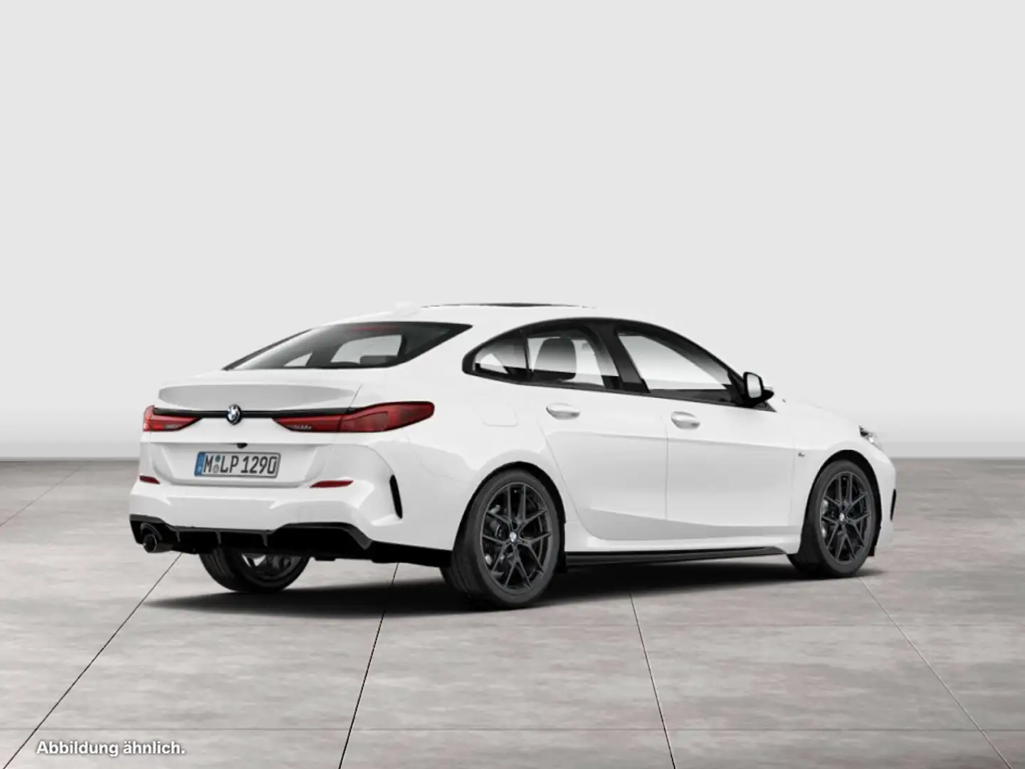 BMW 218 i Gran Coupé M-SPORT+PANO+RFK+NAVI+DAB+HIFI Blanc - 2