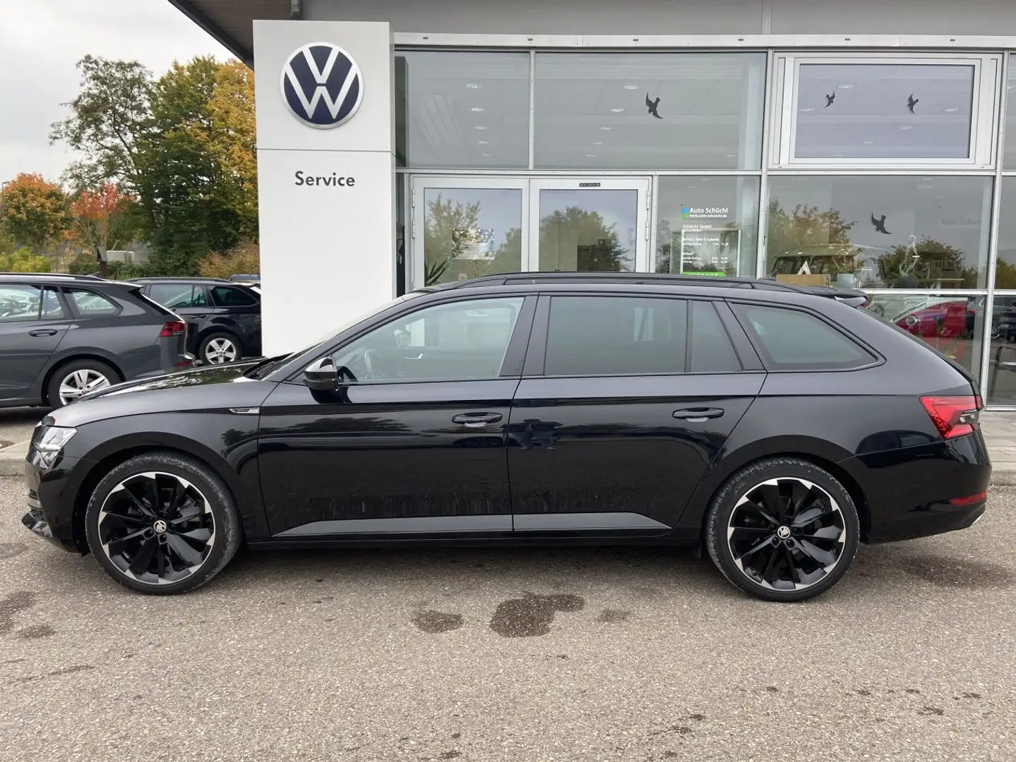 Skoda Superb Combi iV 1.4 TSI DSG Sportline 19"+EL.VOR Schwarz - 2