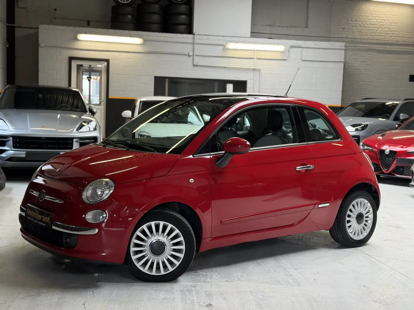 Fiat 500 LOUNGE TOIT PANO EURO 5 GARANTIE Rood - 1