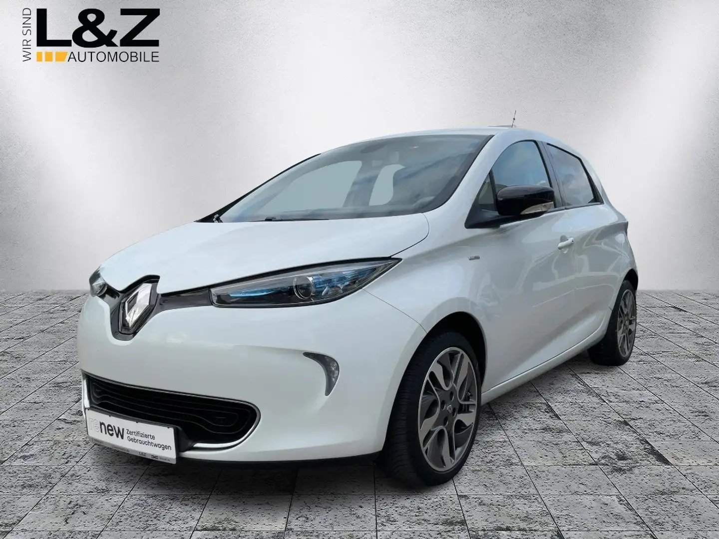 Renault ZOE Intens ZE 40 Mietbatterie Weiß - 1