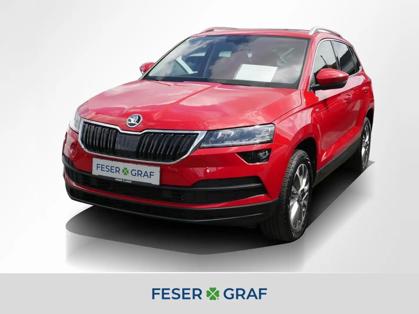 Skoda Karoq Ambition 1.5 TSI 7-Gang-DSG PDC+/AHK/NAVI Rot - 1
