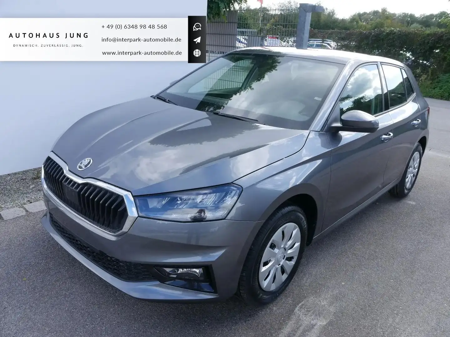 Skoda Fabia Ambition Comfort Plus 1,0 MPI *PDC HI.*LED*DAB*KLI Grau - 1