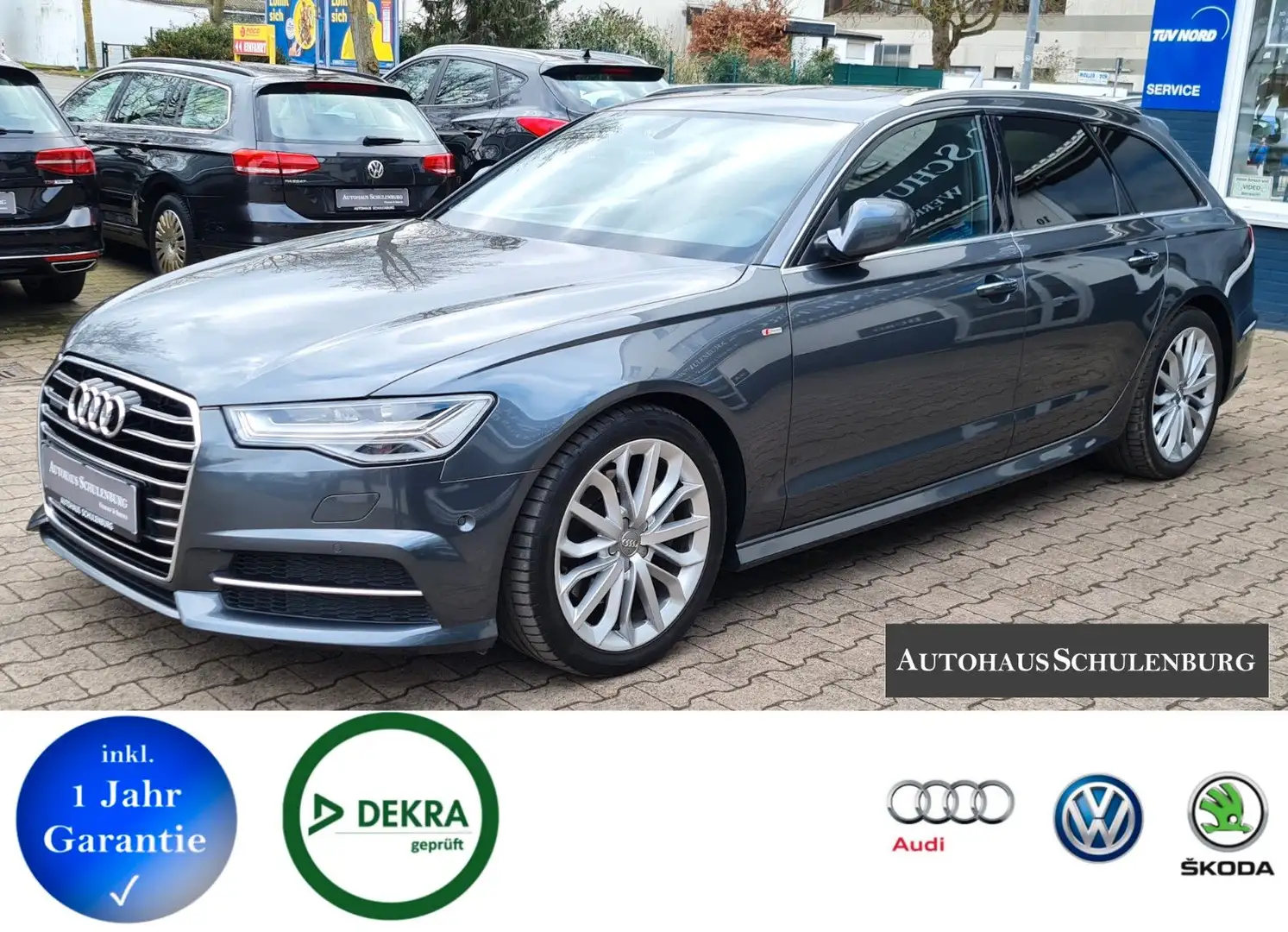 Audi A6 3.0 TDI 3x S-line quattro Panorama Kamera LED Grau - 1
