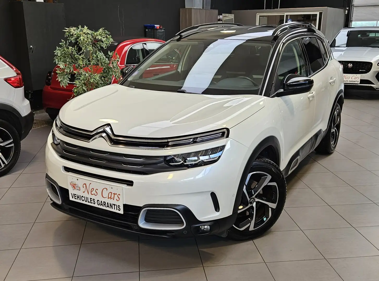 Citroen C5 Aircross 1.2i SHINE,AUTO,CUIR,GPS,CAMERA,LED,GARANTIE 1 AN Blanc - 1