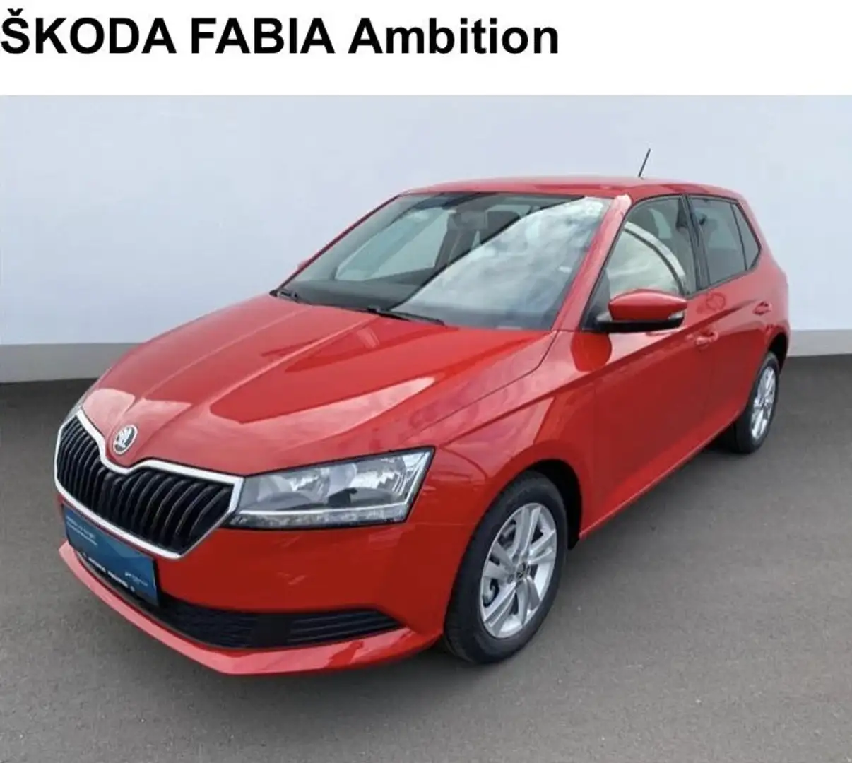 Skoda Fabia Ambition 1,0 Rot - 1