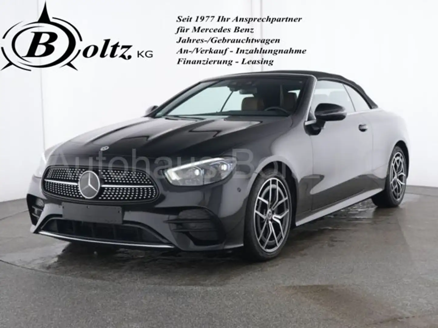 Mercedes-Benz E 220 d AMG ENp 81200 Distr. Leder Sound Multibeam Zwart - 1